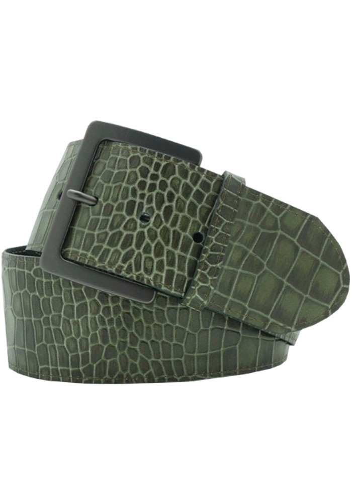 AnnaMatoni Ledergürtel, Damen Taillengürtel, Reptilien-Prägung kaufen