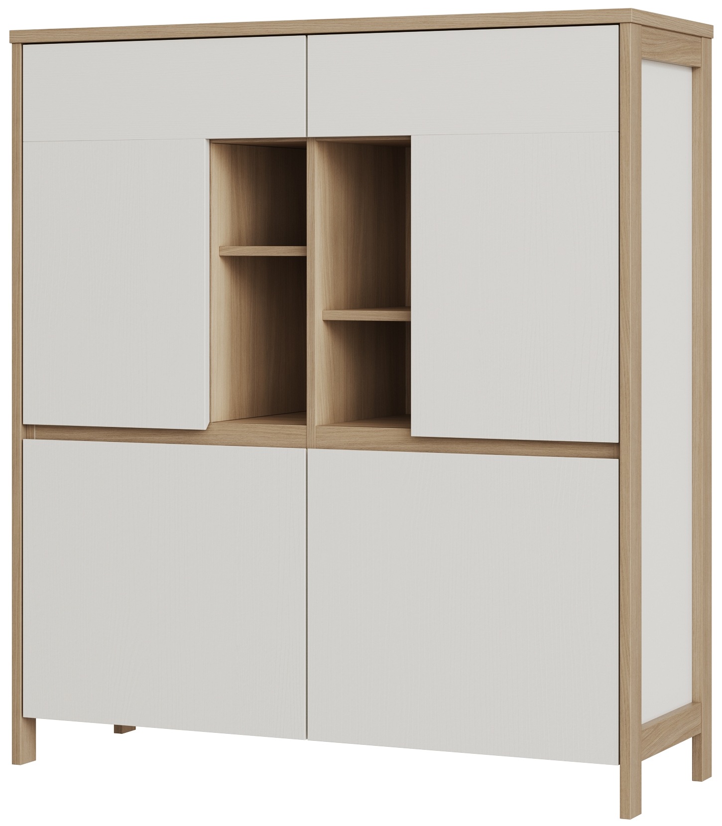 Home affaire Highboard "Stranda, moderner Schrank, Stauraumelement im Scand günstig online kaufen