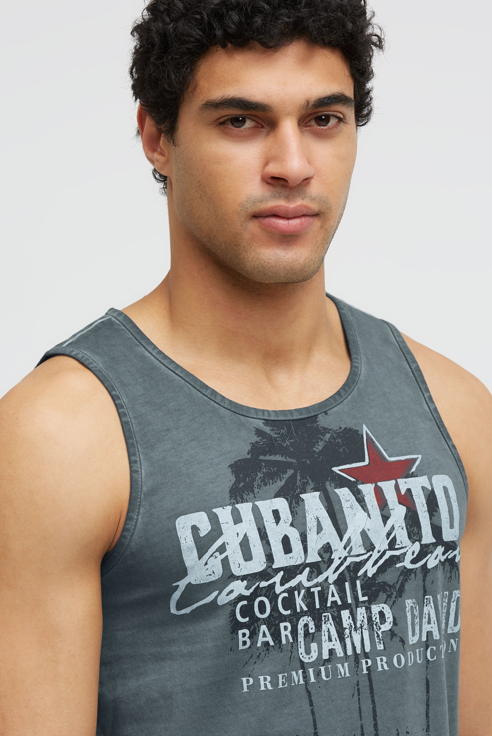 CAMP DAVID Tanktop aus Baumwolle