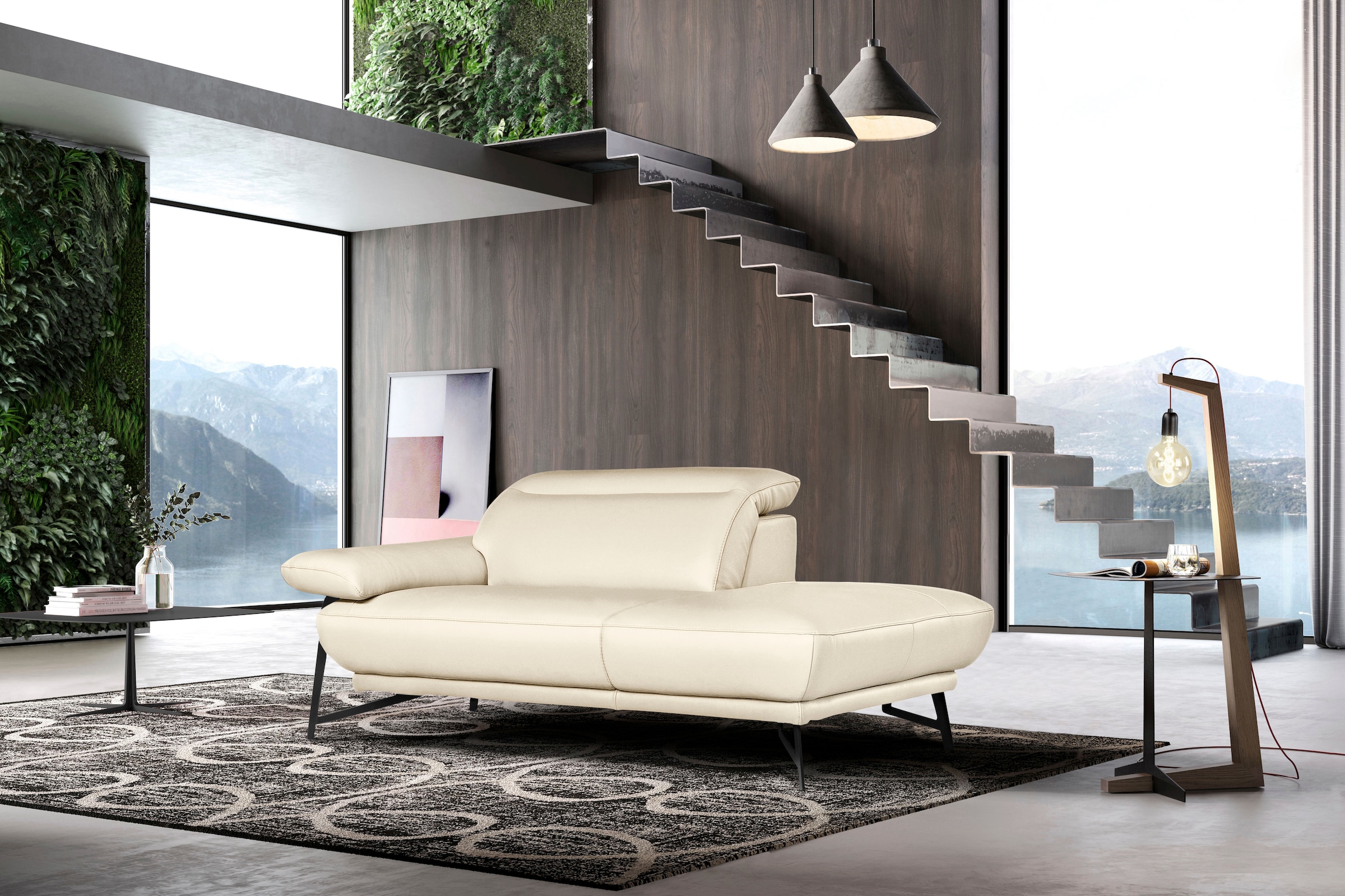 Egoitaliano Ottomane "Anais, erstklassiges Designsofa, Breite 179 cm, Fußfa günstig online kaufen