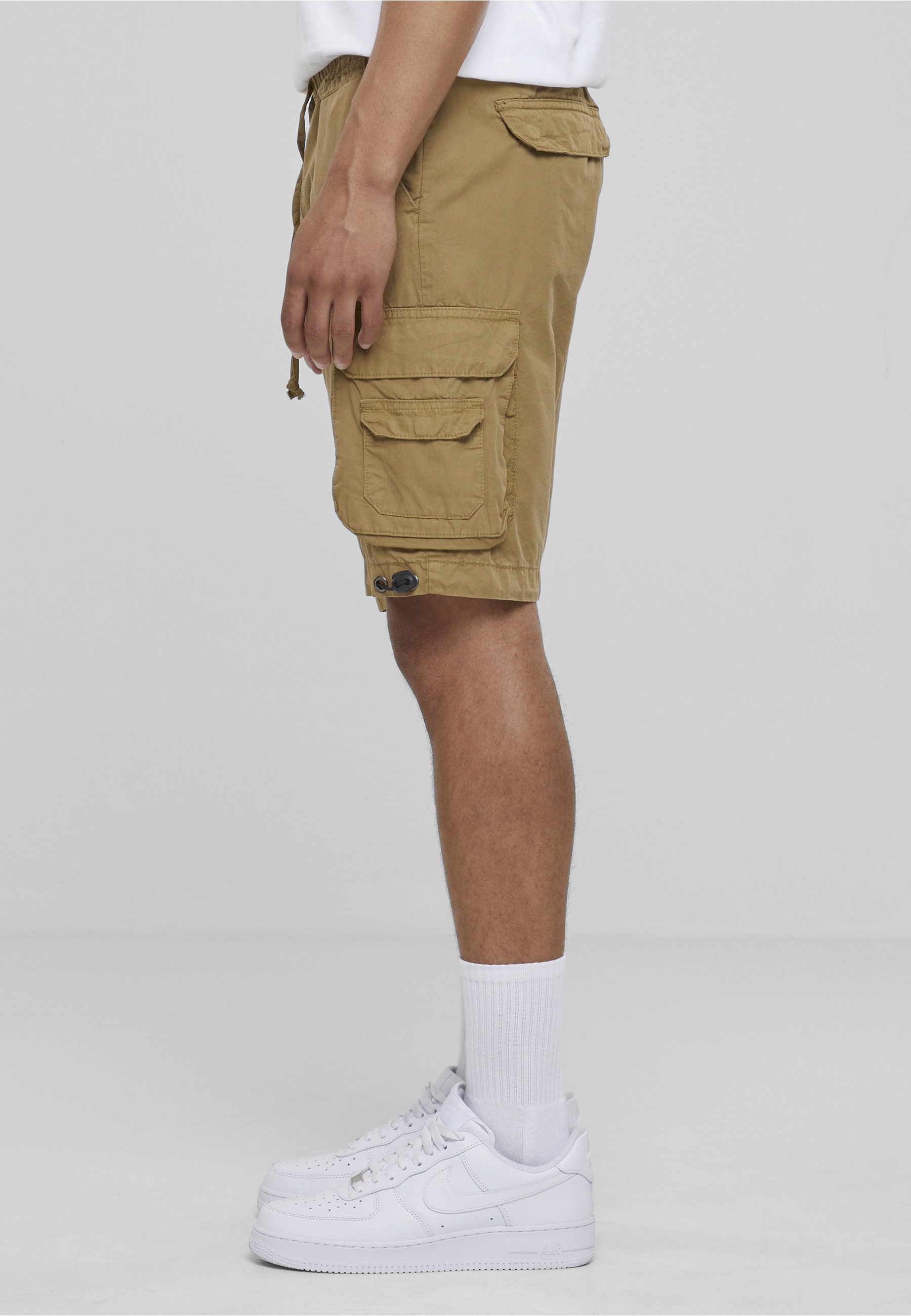 URBAN CLASSICS Stoffhose »Urban Classics Herren Double Pocket Cargo Shorts«