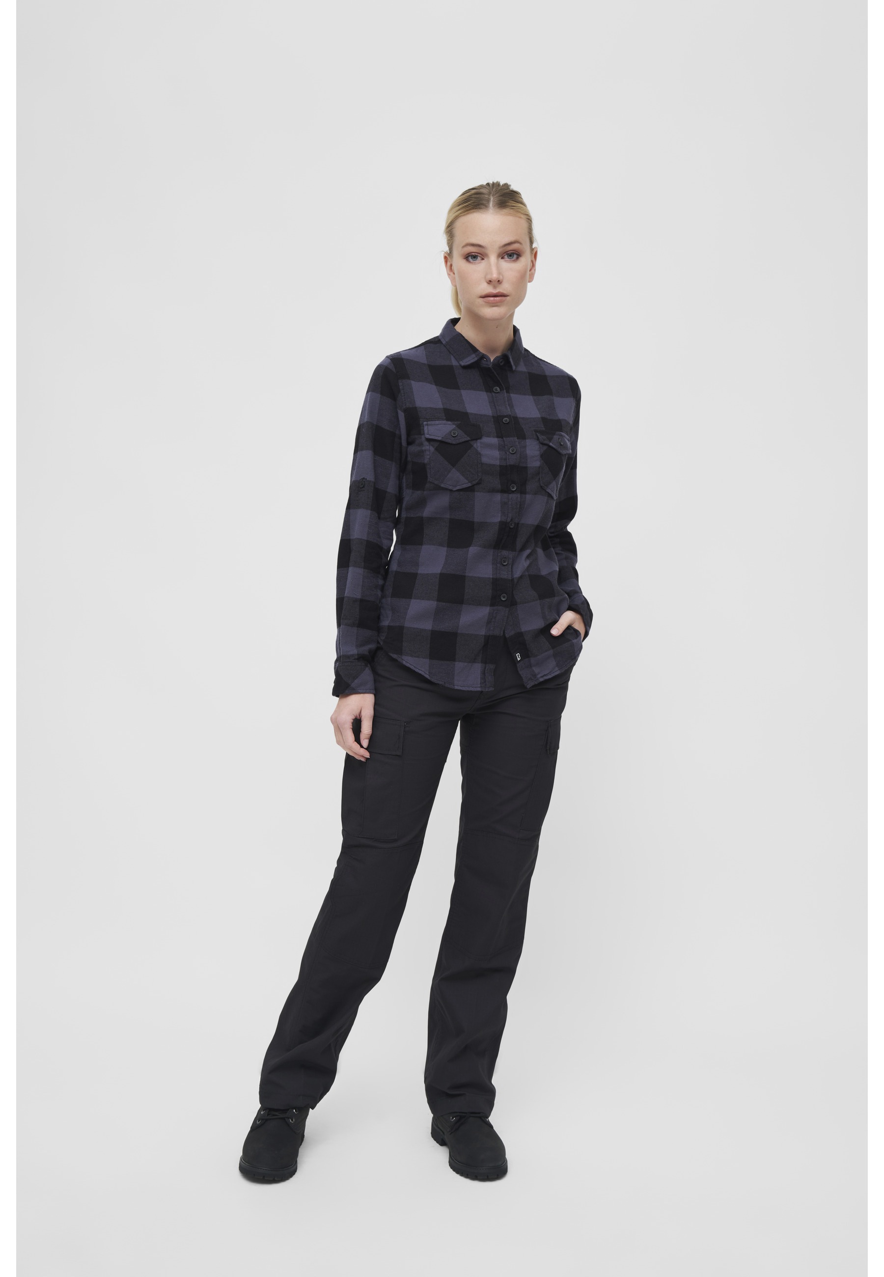 Brandit Langarmhemd »Brandit Damen Amy Flanell Shirt GIRLS« 1 Stk.