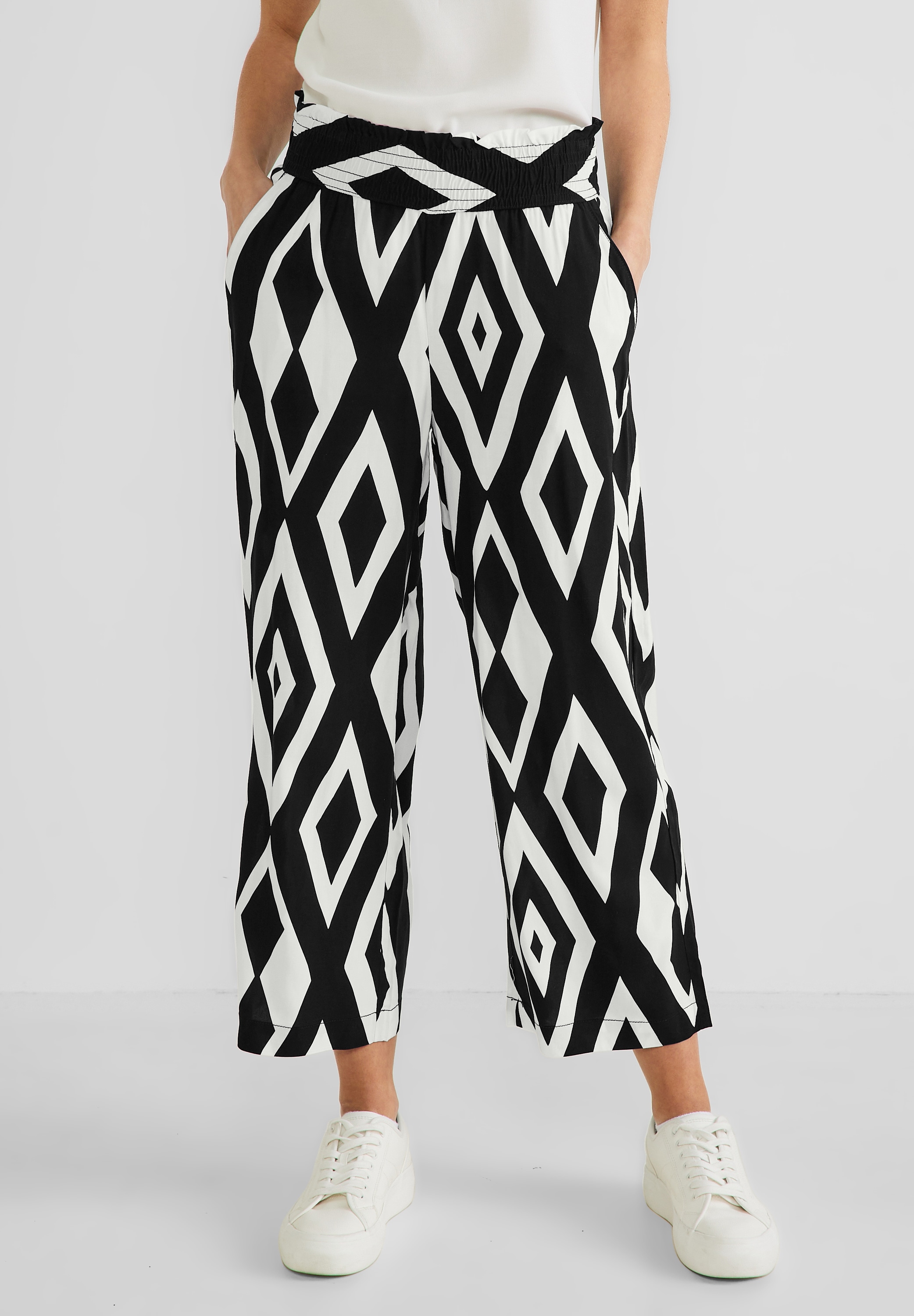 STREET ONE Culotte, mit hohem Elastikbund
