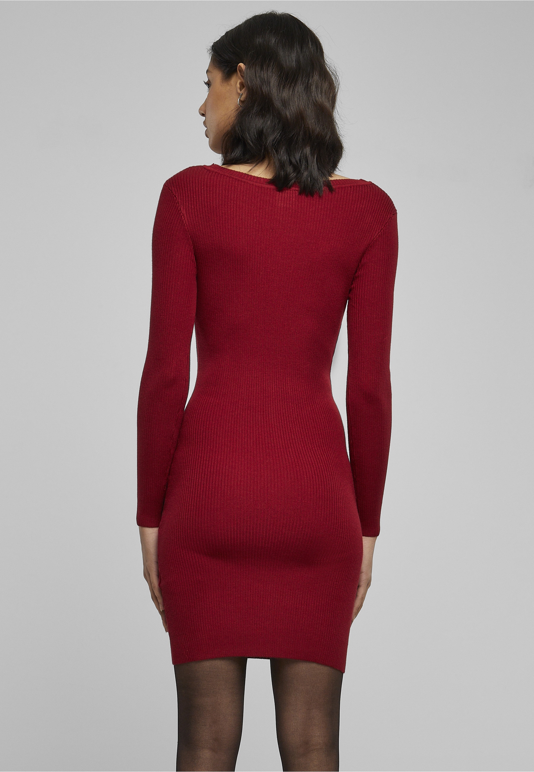 URBAN CLASSICS Shirtkleid »Urban Classics Damen Ladies Cut Out Dress« 1 Stk. tlg.