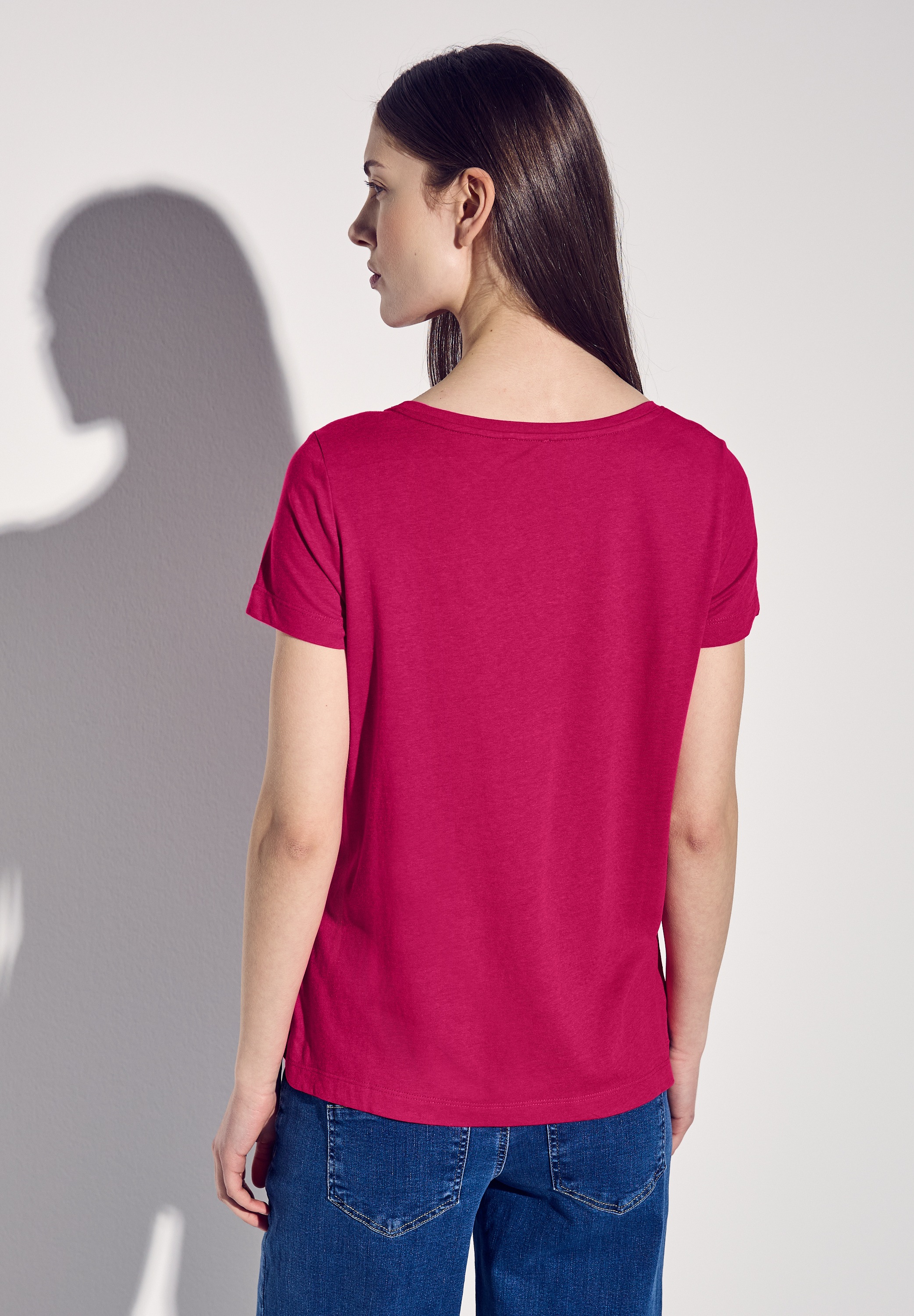 STREET ONE T-Shirt, im soften Baumwoll-Mix