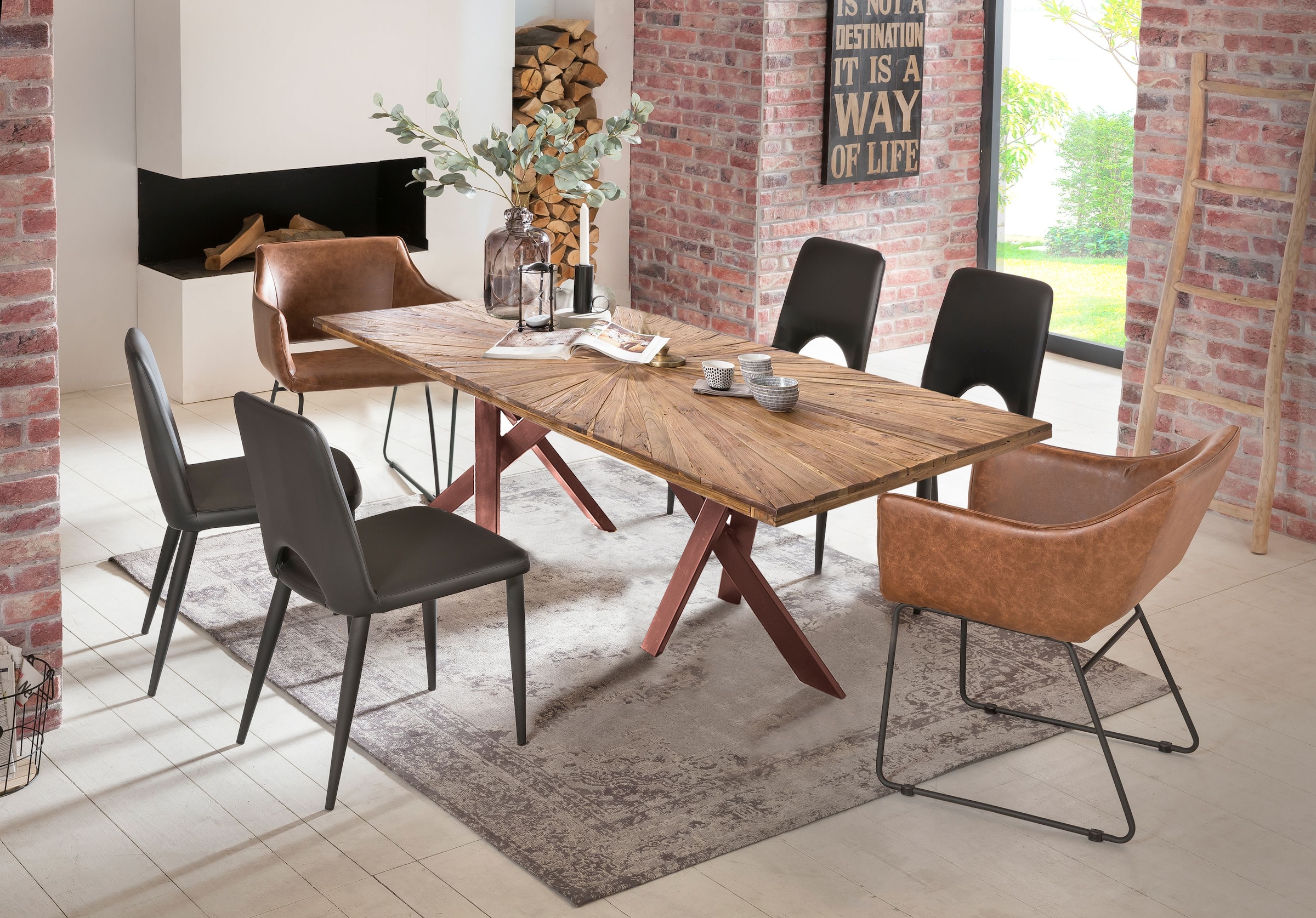 SIT Tischplatte 1 Stk. tlg. mit extravagantem Sonnendesign