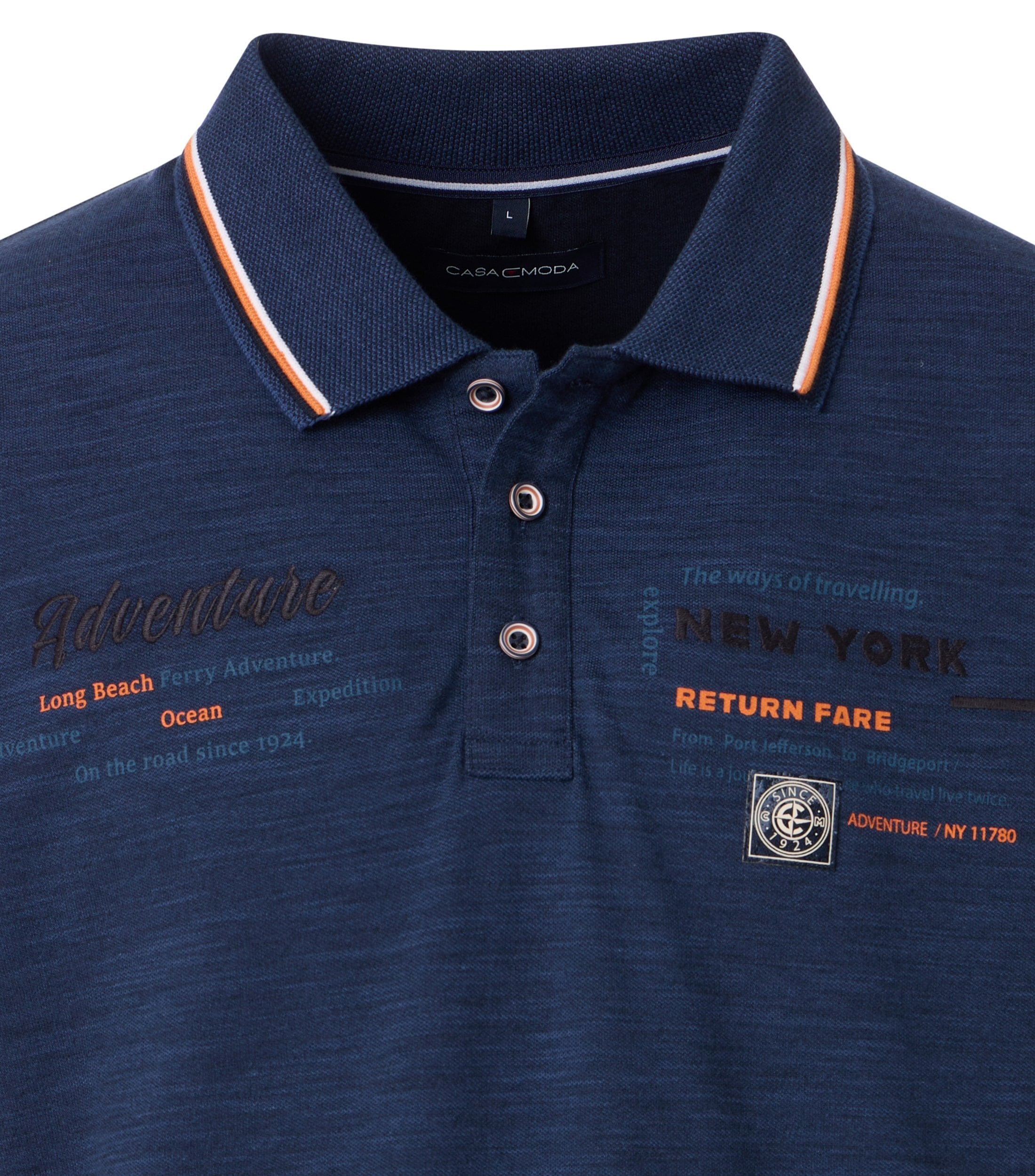 CASAMODA Poloshirt »CASAMODA Polo-Shirt uni«