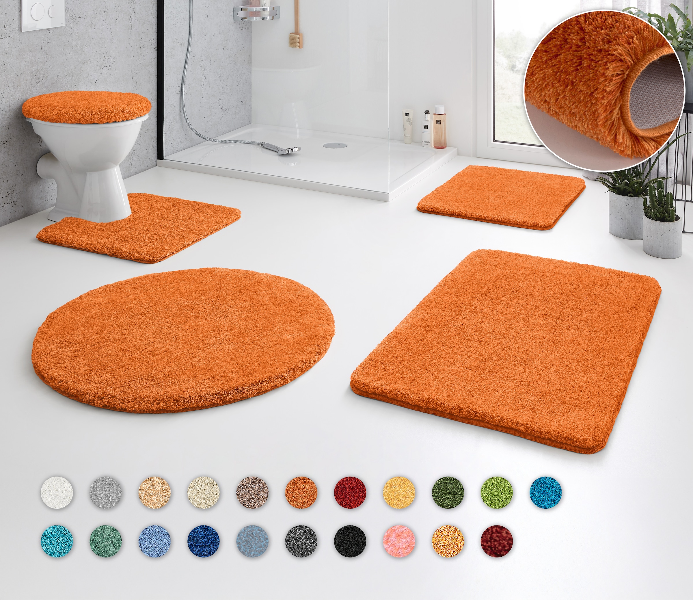 Kleine Wolke Badematte "RELAX" Höhe 30 mm rutschhemmend beschichtet fußbode günstig online kaufen