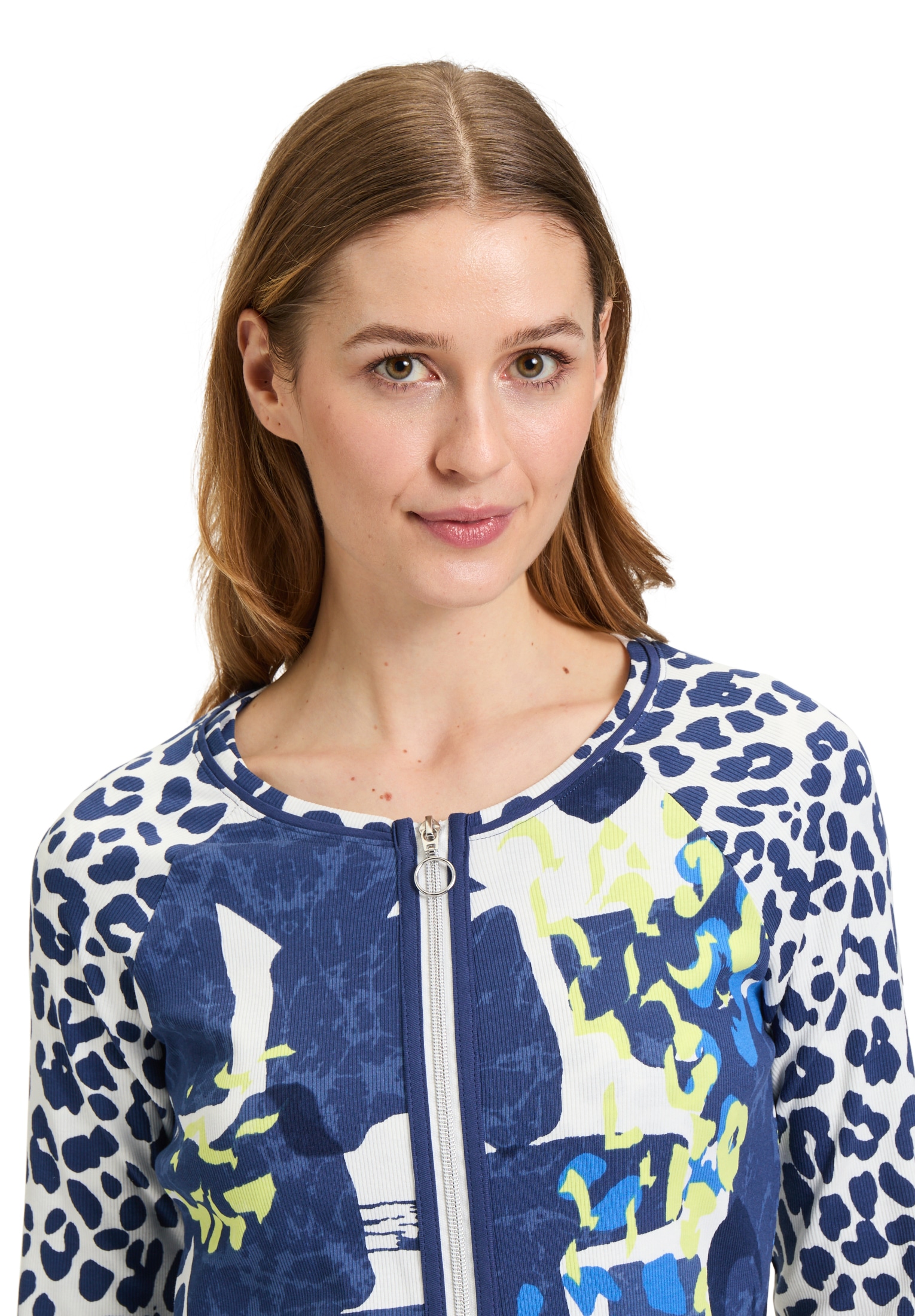 Betty Barclay Shirtjacke »Betty Barclay Damen Shirtjacke mit Rippenstruktur«, (1 tlg.), Druck