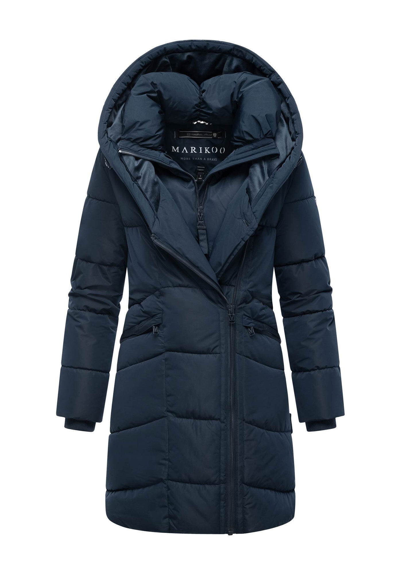 Marikoo Winterjacke »Virenaa«, mit extra hohem Kragen und warmem Fleecefutter