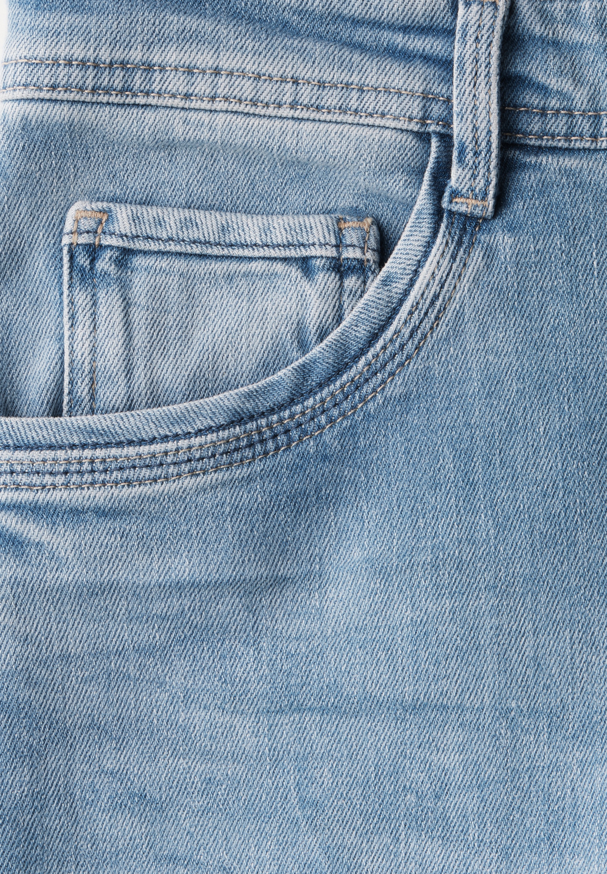 STREET ONE MEN Regular-fit-Jeans, aus Baumwolle mit Stretchanteil
