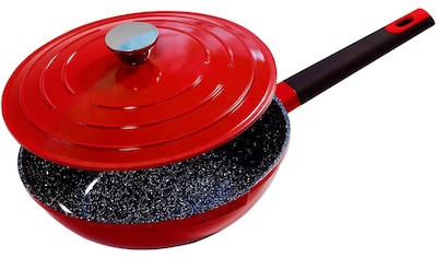 Wok »Shine Red«, Aluminiumguss, (1 tlg.)