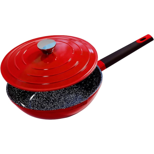 KING Wok »Shine Red«, Aluminiumguss, (1 tlg.), Ø 28 cm, Induktion kaufen |  BAUR