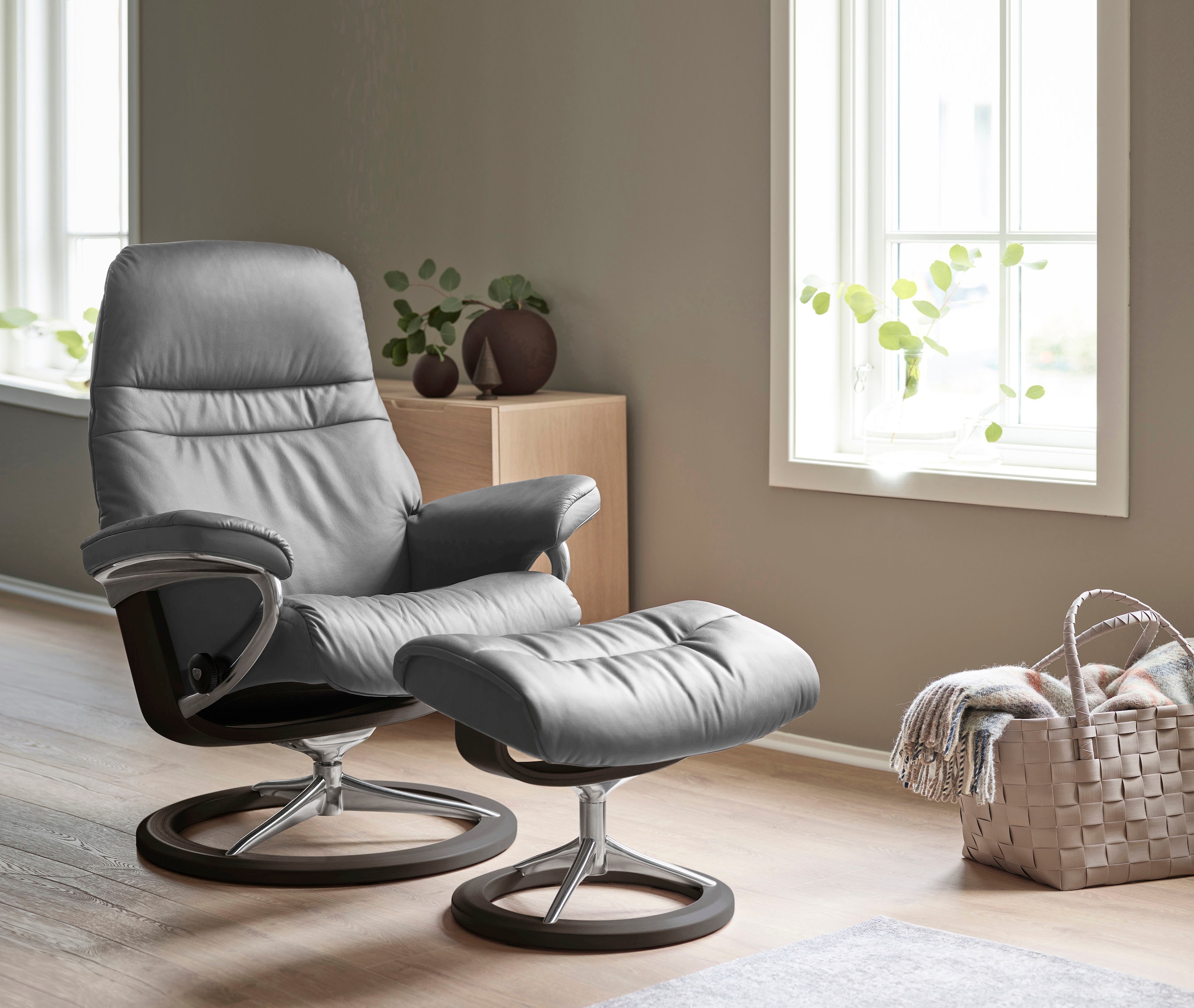 Stressless Relaxsessel "Sunrise", mit Signature Base, Größe L, Gestell Weng günstig online kaufen