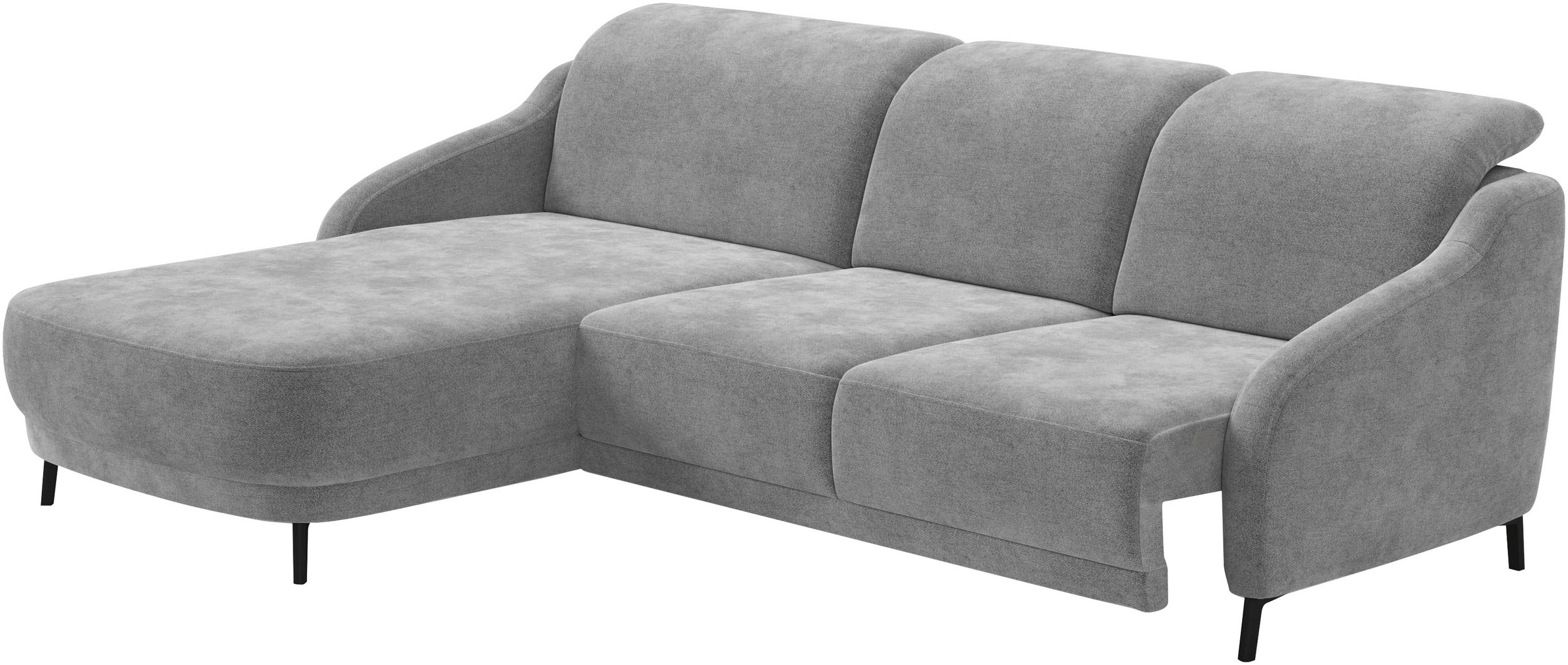 Thumbnail - sit&more Ecksofa "Blues L-Form" wahlweise mit Klapptisch und USB