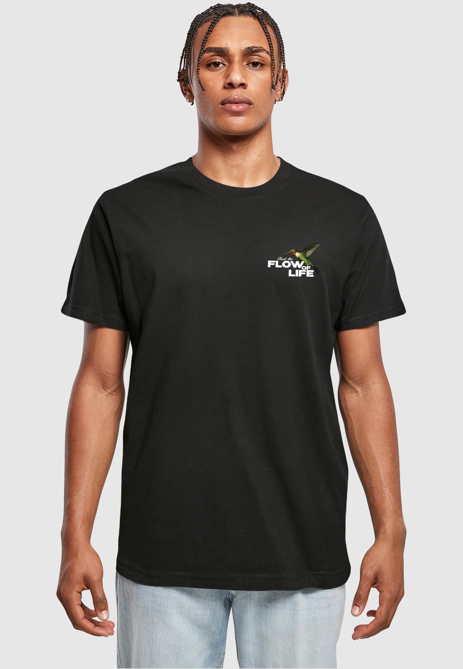 MisterTee T-Shirt »MisterTee Herren Flow Of Live Tee«, (1 tlg.)