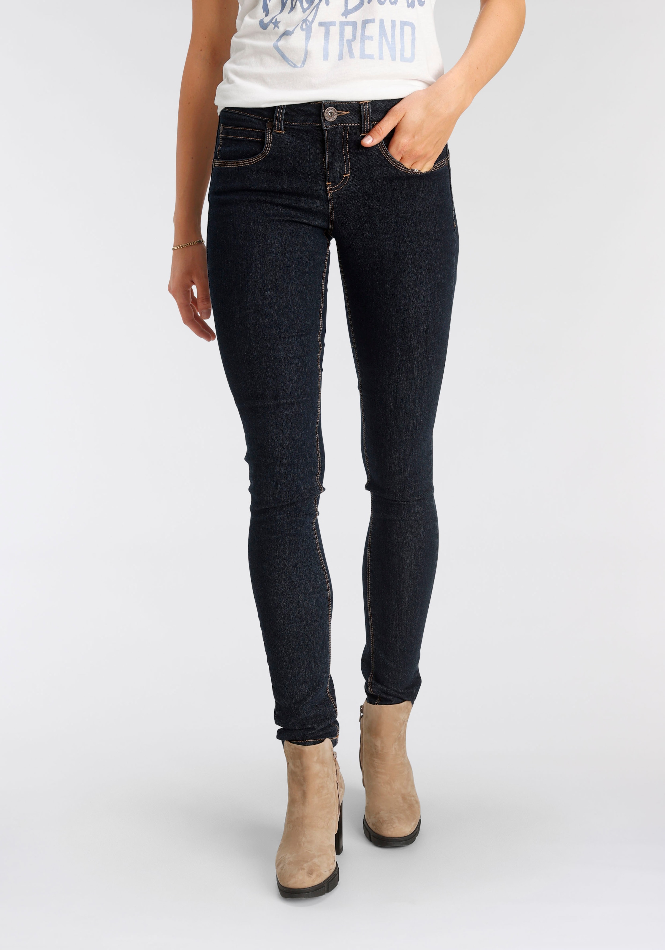 Arizona Skinny-fit-Jeans »Shaping«, Mid Waist