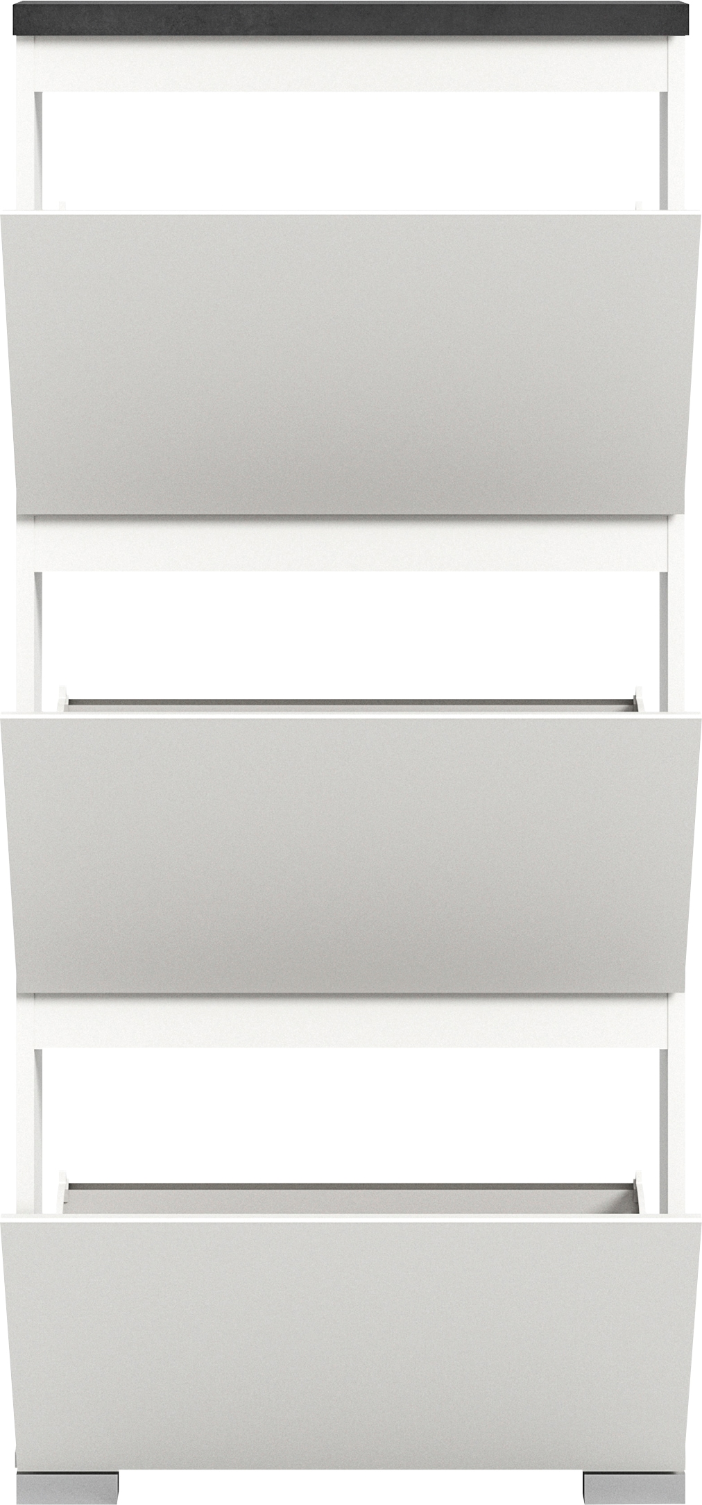 INOSIGN Schuhschrank »Skoskap, Tiefe 18cm, 3 Klappen mit Schuhwalze, Platz für 9 Schuhpaare«, Schuhkipper, Schuhkommode, Schuhregal, Kommode, Anrichte