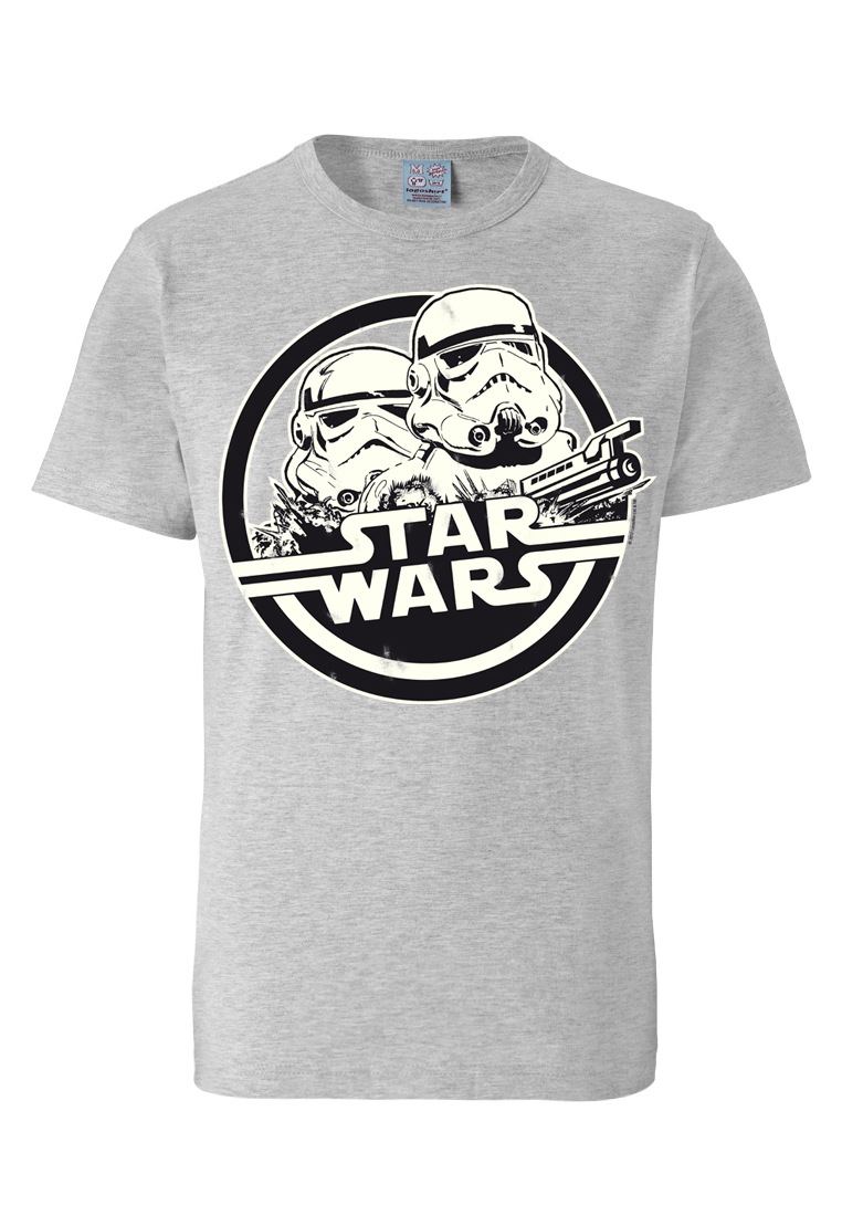 LOGOSHIRT T-Shirt »Stormtrooper - Krieg der Sterne«, mit tollem Aufdruck
