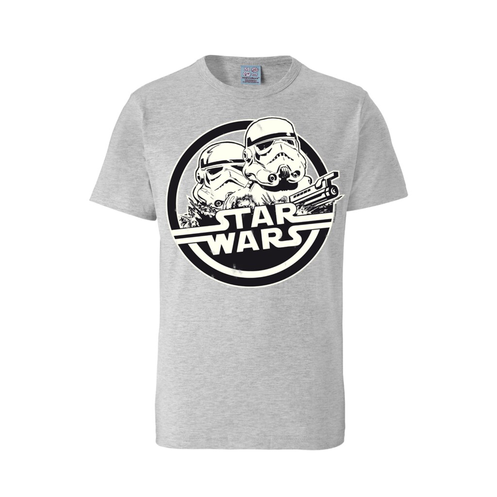 LOGOSHIRT T-Shirt »Stormtrooper - Krieg der Sterne«, mit tollem Aufdruck