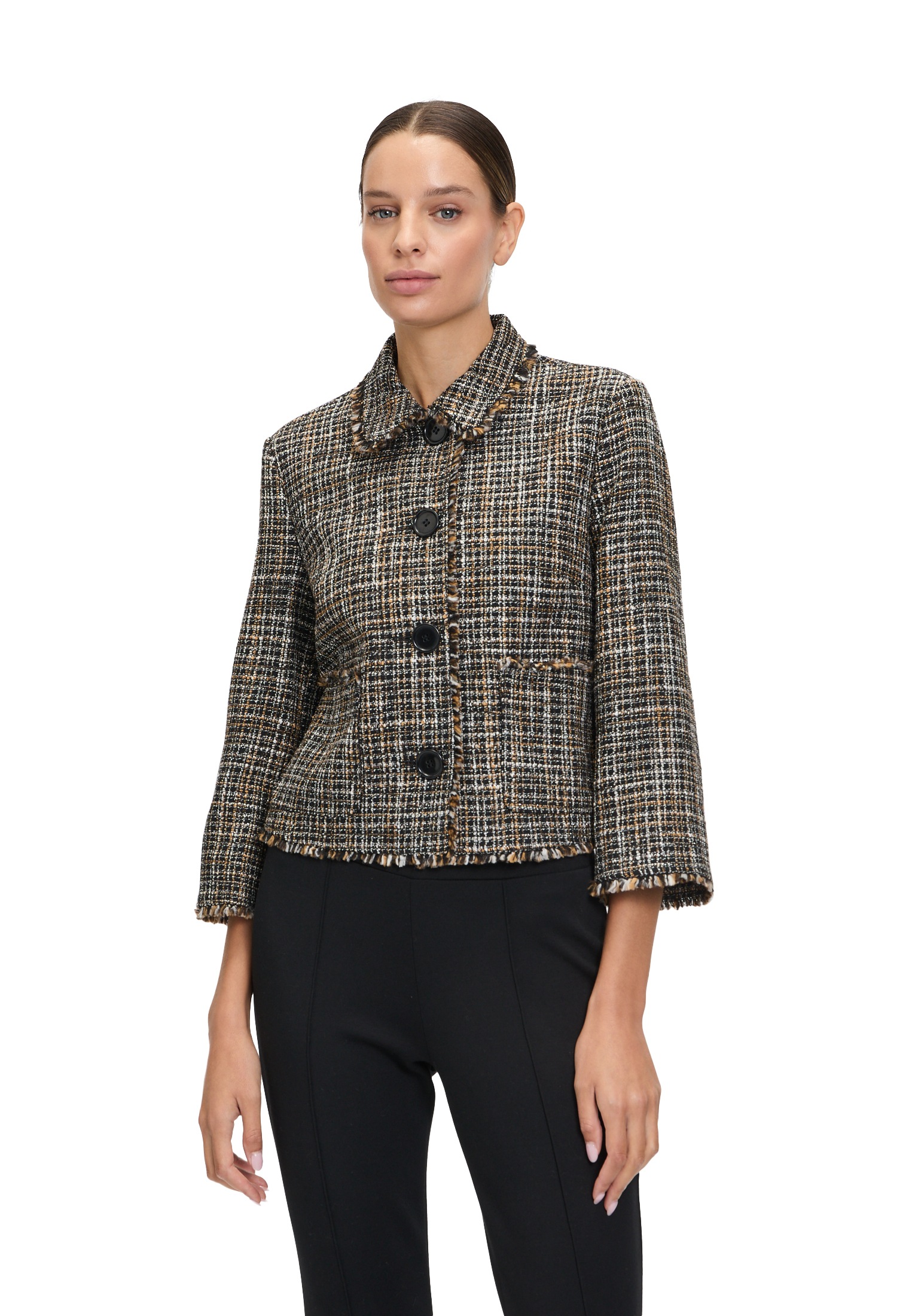 Betty Barclay Jackenblazer "Betty Barclay Damen Casual-Blazer mit Fransen", günstig online kaufen