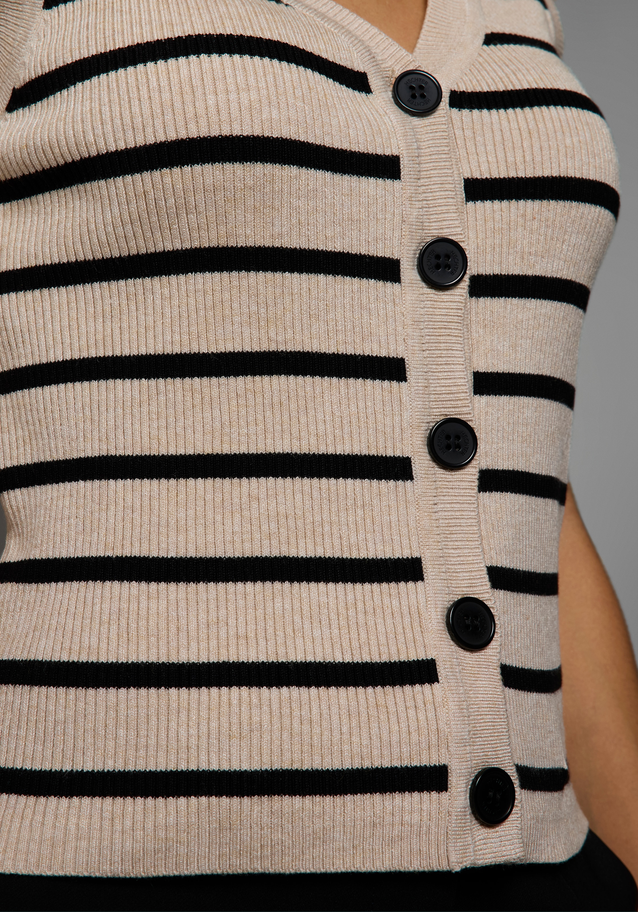 HECHTER PARIS Stricktop, im Streifenlook