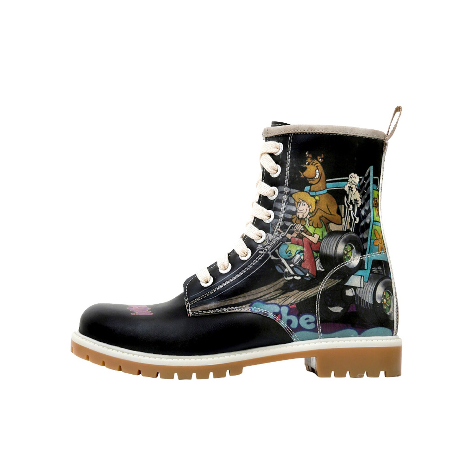 DOGO Schnürboots "Wb Longe Boots Schnürstiefel Family Rocks Damen Stiefeletten," Handgefertigt