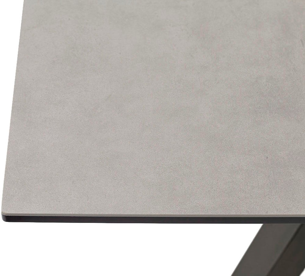 MCA furniture Esstisch »TOBAGO Auszugtisch 180-260 cm«, (Einzelstück), Keramik,Metall,Stirnauszug,ausziehbar,Tischplatte 13 mm