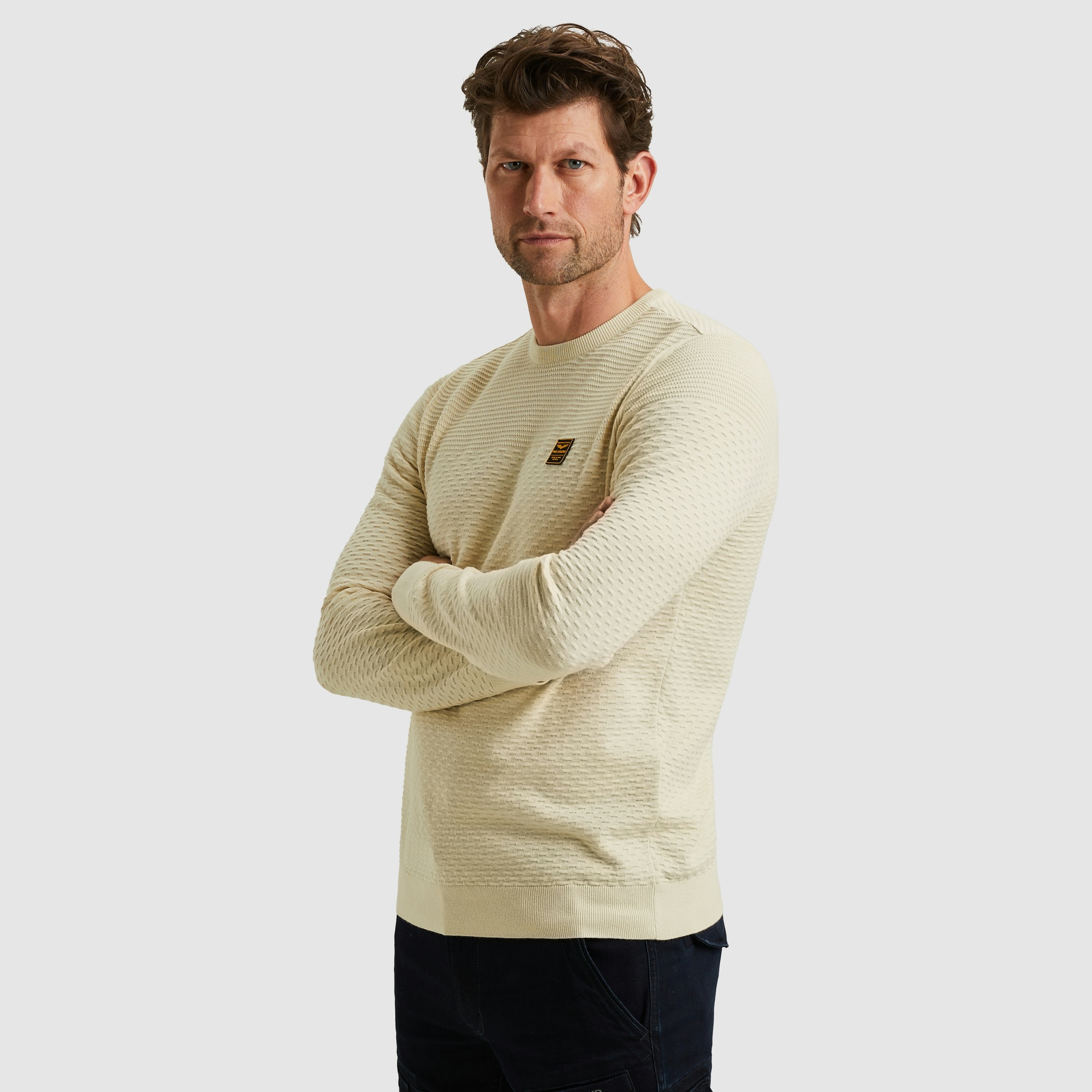 PME LEGEND Strickpullover mit Strick-Muster günstig online kaufen