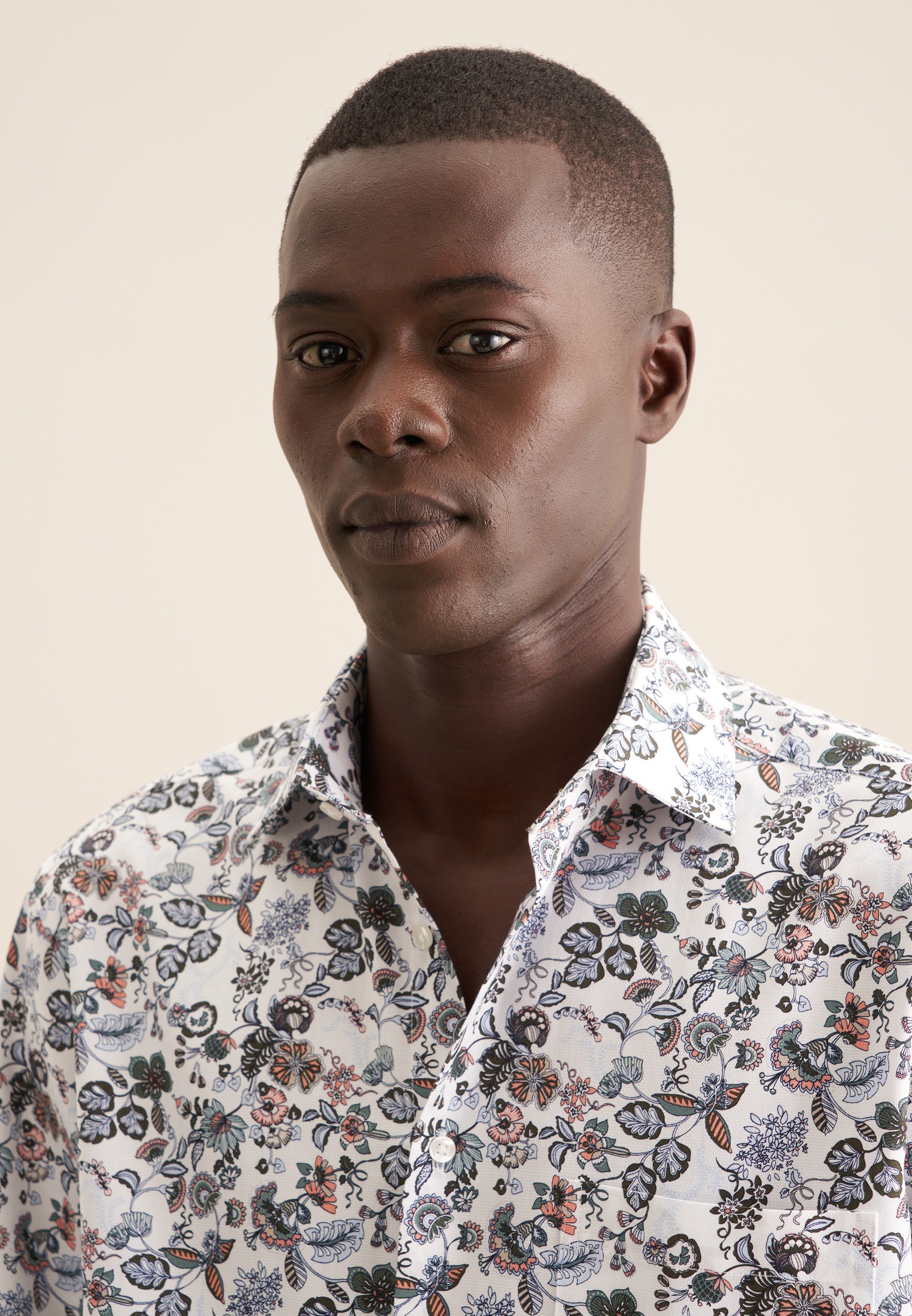 Thumbnail - seidensticker Businesshemd "Regular" Regular 1/1 Kentkragen Druck