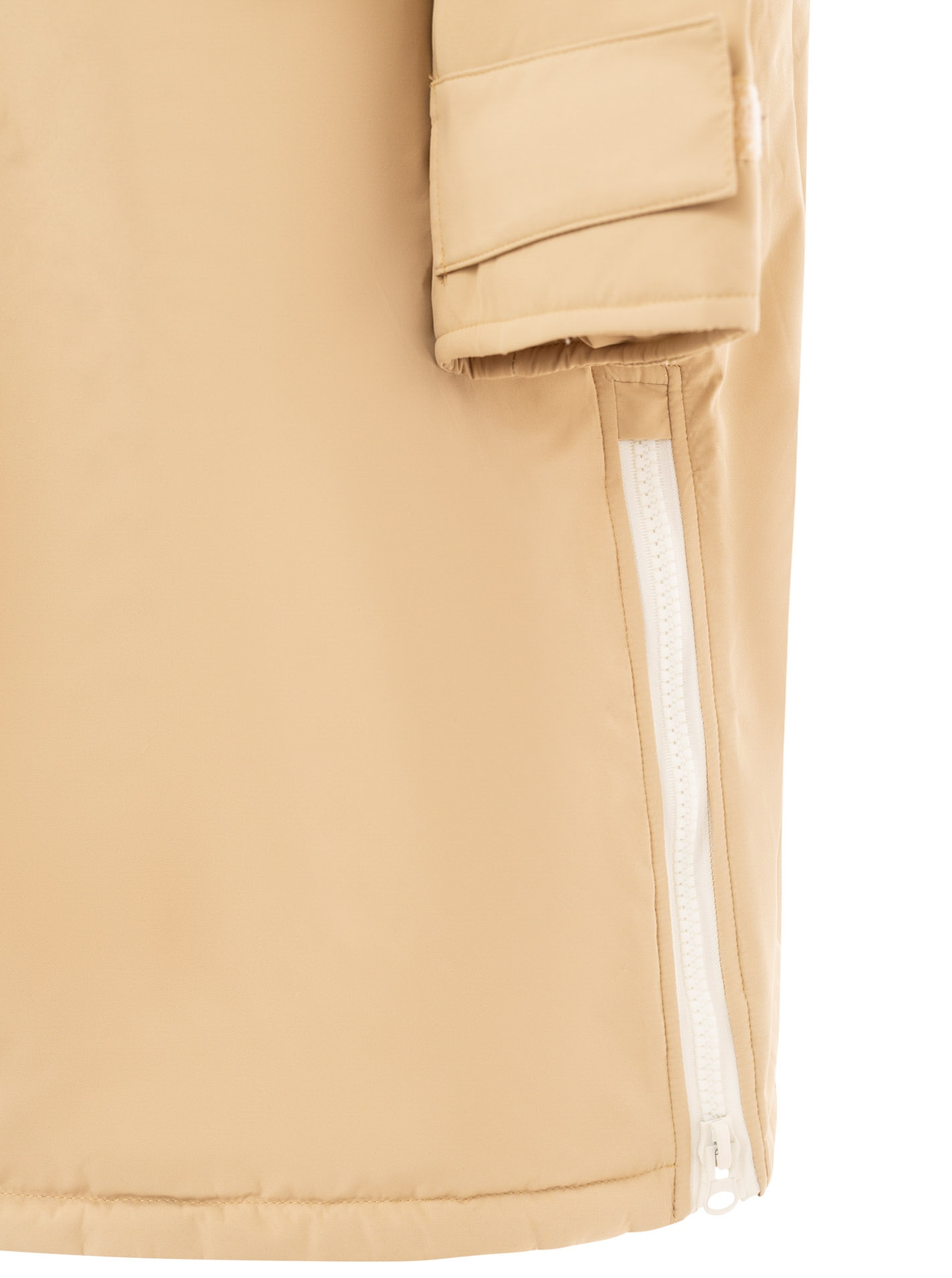 Zwillingsherz Kurzmantel »"Oversize Windjacke ZH"« seitliche Taschen, Kapuze, Reißverschluss, Teddy Futter, Oversized
