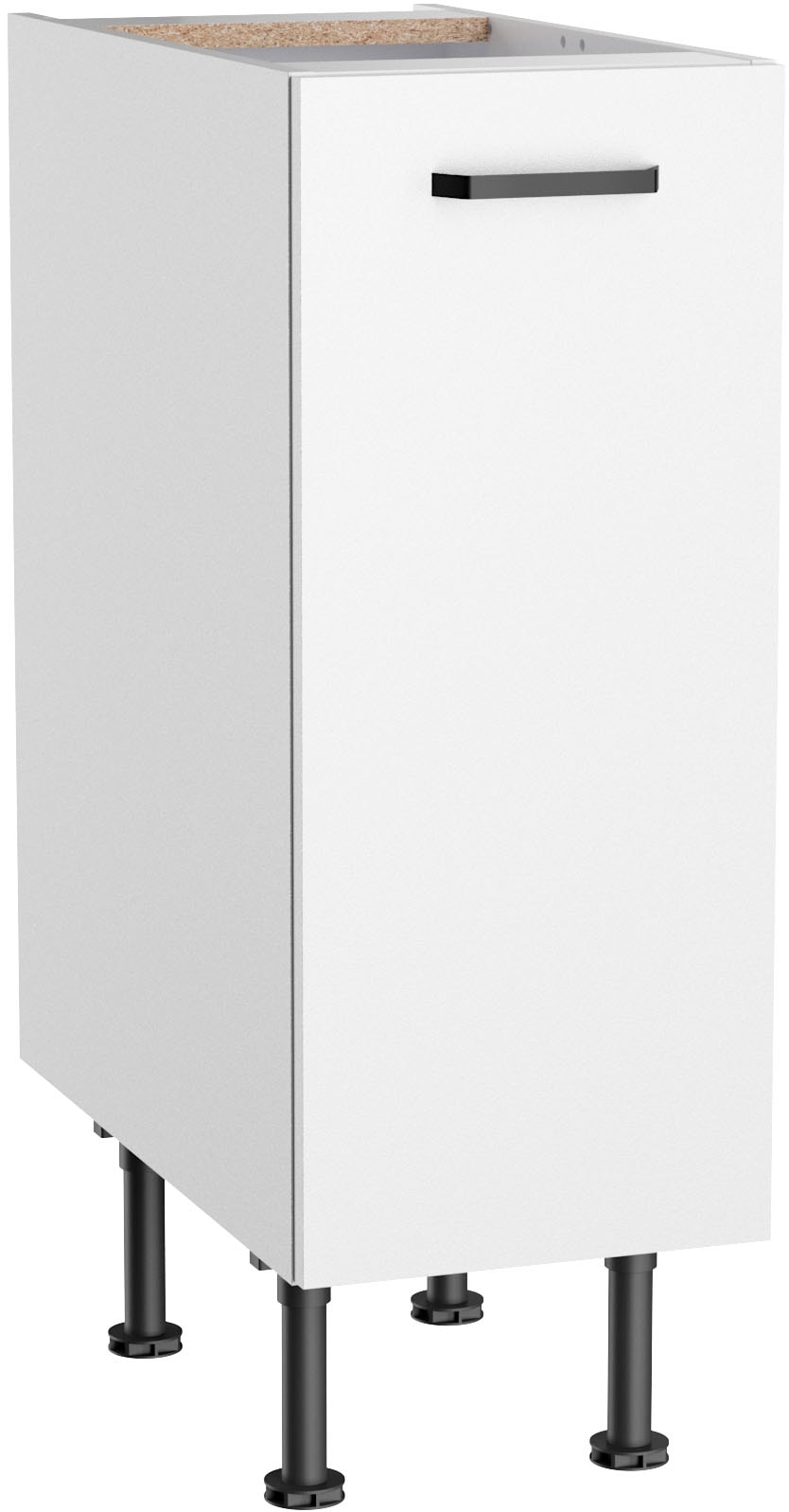 KOCHSTATION Unterschrank "KS-Paula" 30 cm breit, 87 cm hoch, mit 1 Auszug, 2 Ablagefächern