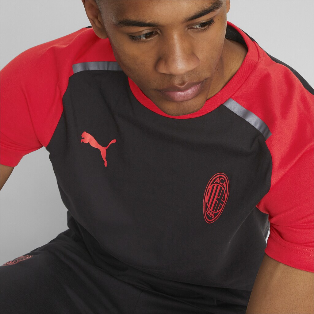 PUMA T-Shirt »AC Milan Football Casuals T-Shirt Herren«