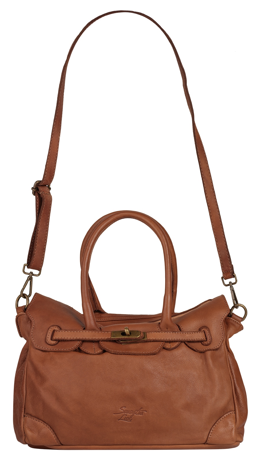 Samantha Look Shopper, echt Leder, Made in Italy