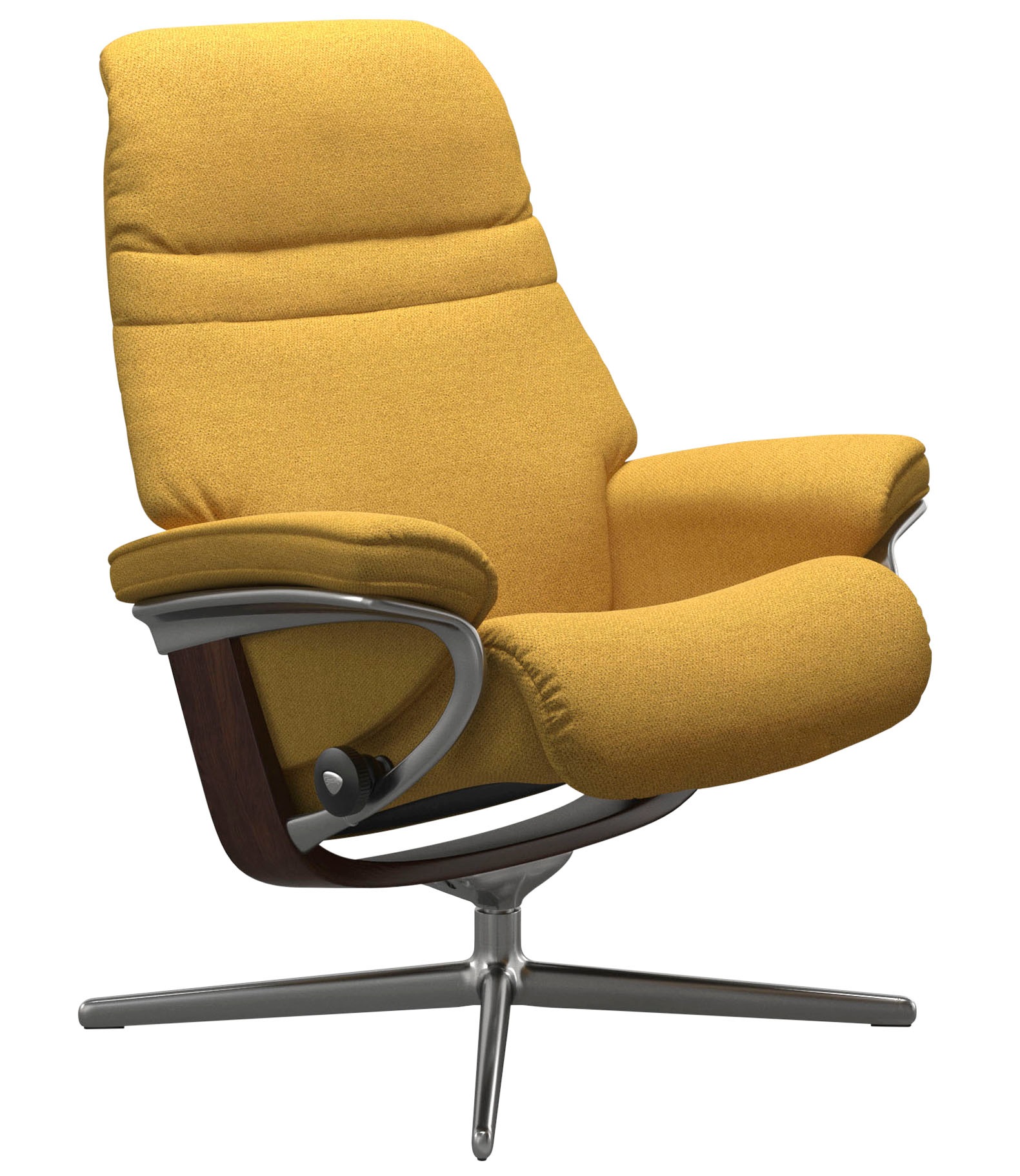 Stressless® Relaxsessel »Sunrise«, mit Cross Base, Größe S, M & L, Holzakzent Braun