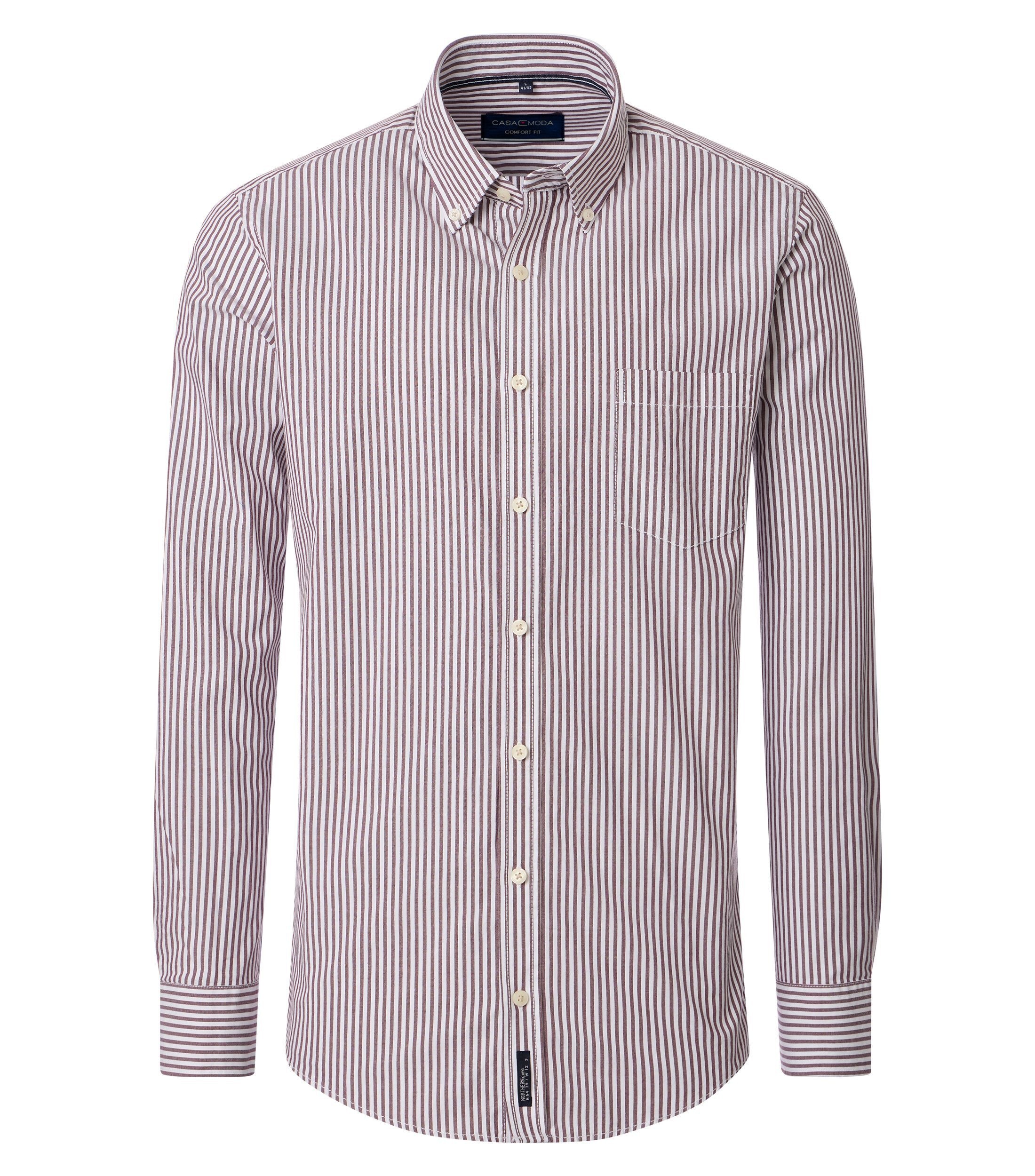 CASAMODA Langarmhemd "CASAMODA Freizeithemd gestreift" günstig online kaufen
