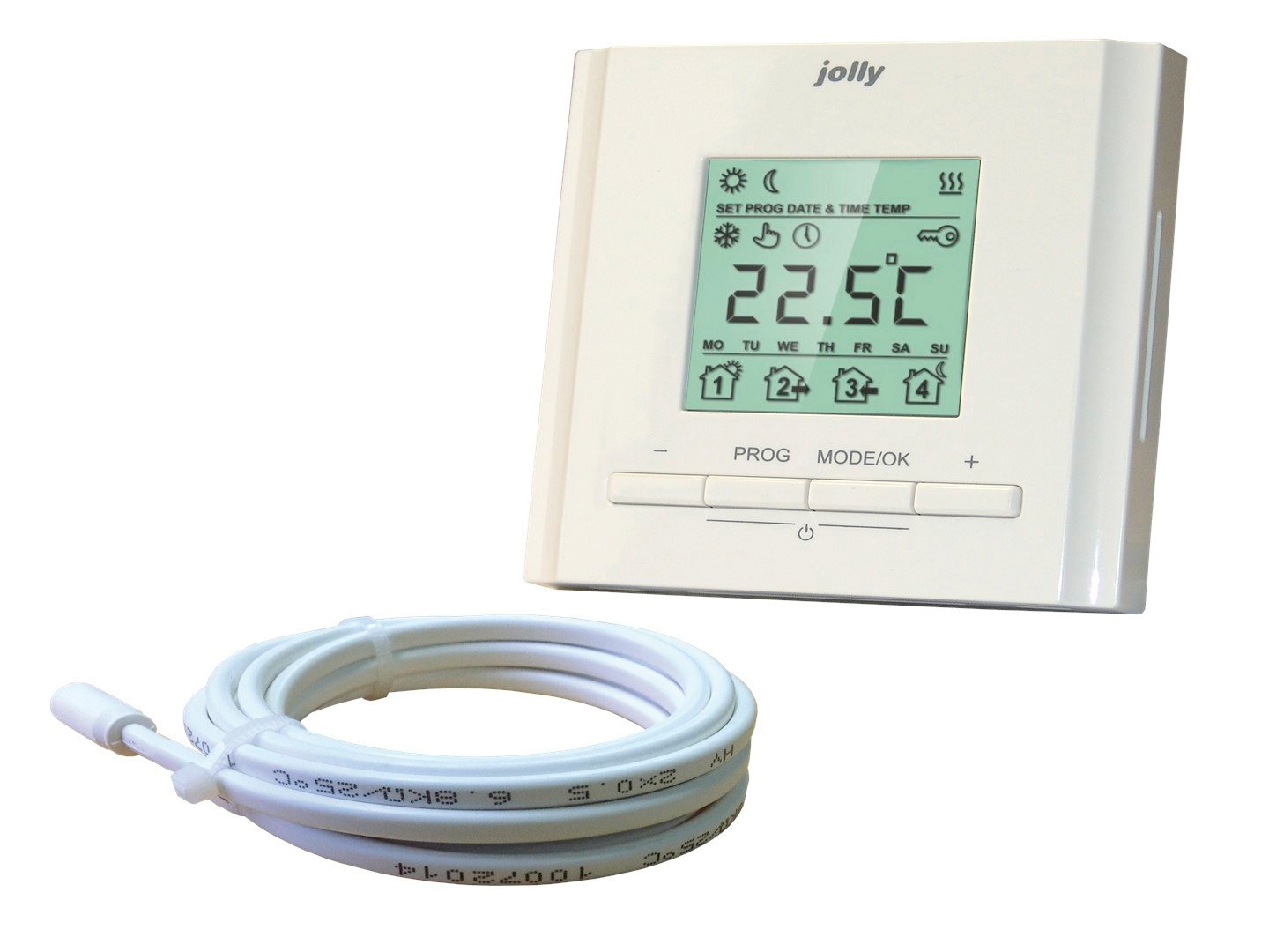 bella jolly Raumthermostat »Elektroheat comfort«, (2 St.), für Fußbodenheizungen