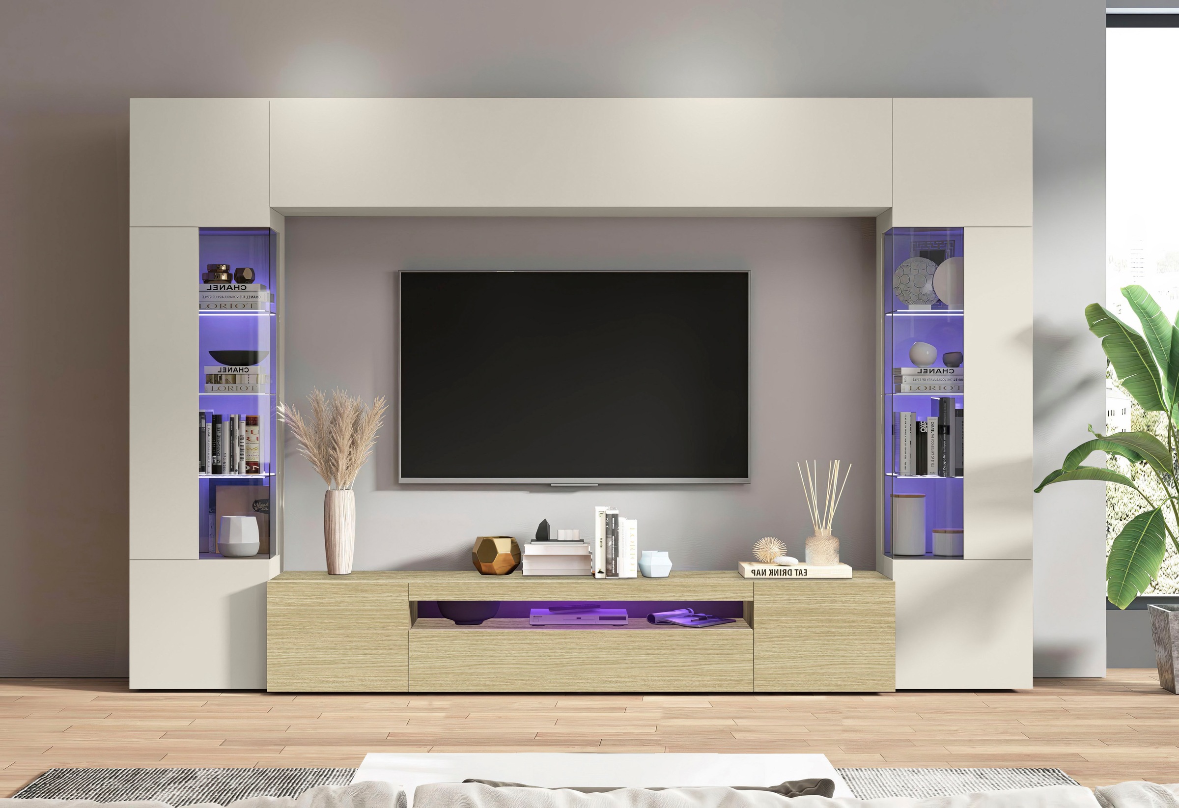 INOSIGN Wohnwand "New Egypt" Breite 290cm, 4 Stk. tlg. günstig online kaufen