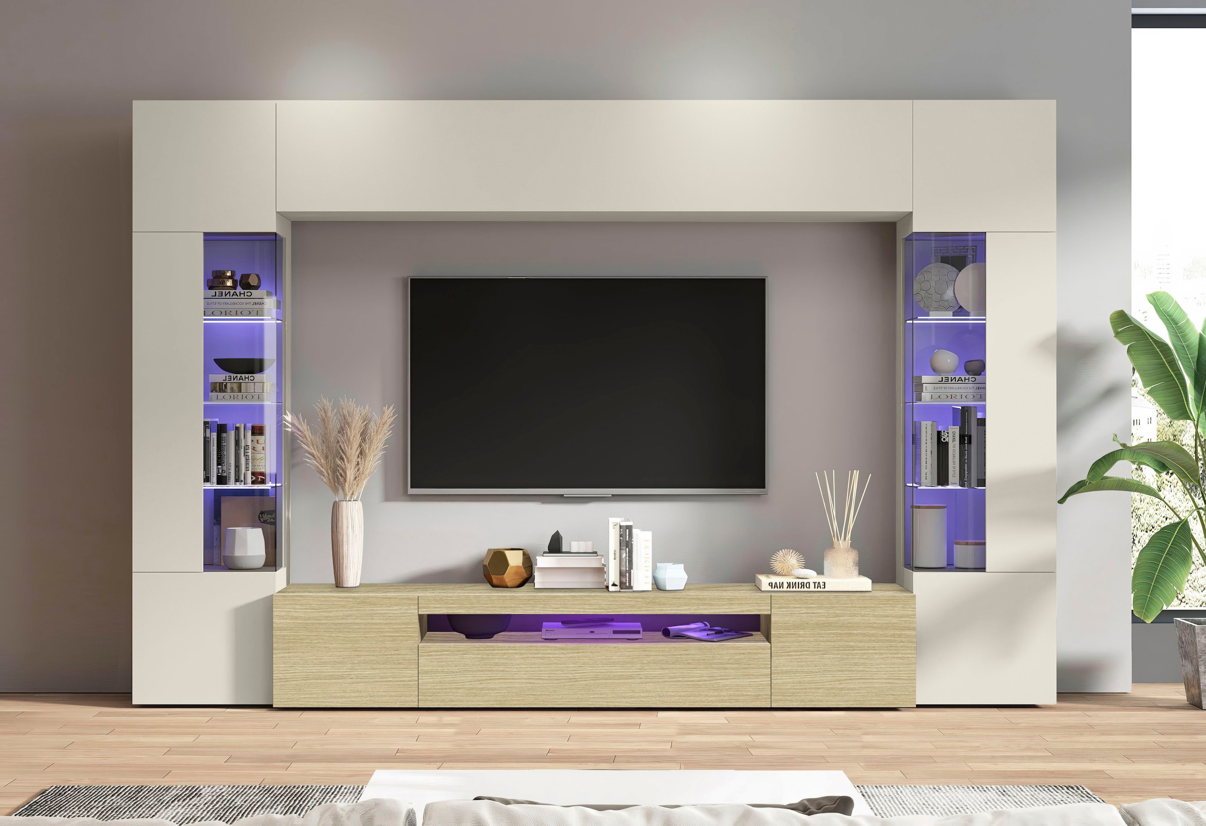 OTTO home Wohnwand "New Egypt" Breite 290cm, 4 Stk. tlg. günstig online kaufen