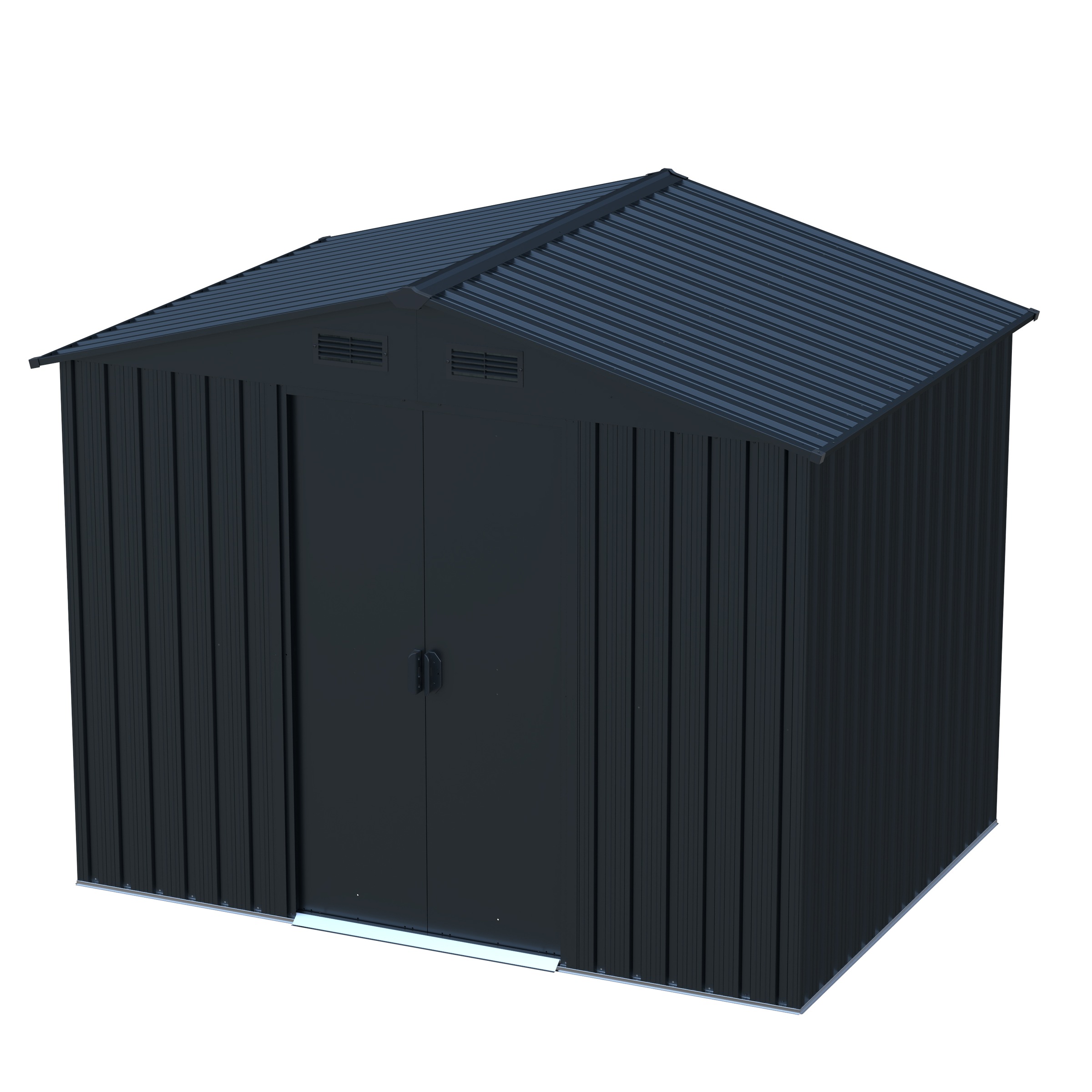 GARDEN 'N' MORE Gerätehaus »Pultdachhaus Basic plus« einfacher Aufbau, Langlebig, mit Lüftungsschlitzen