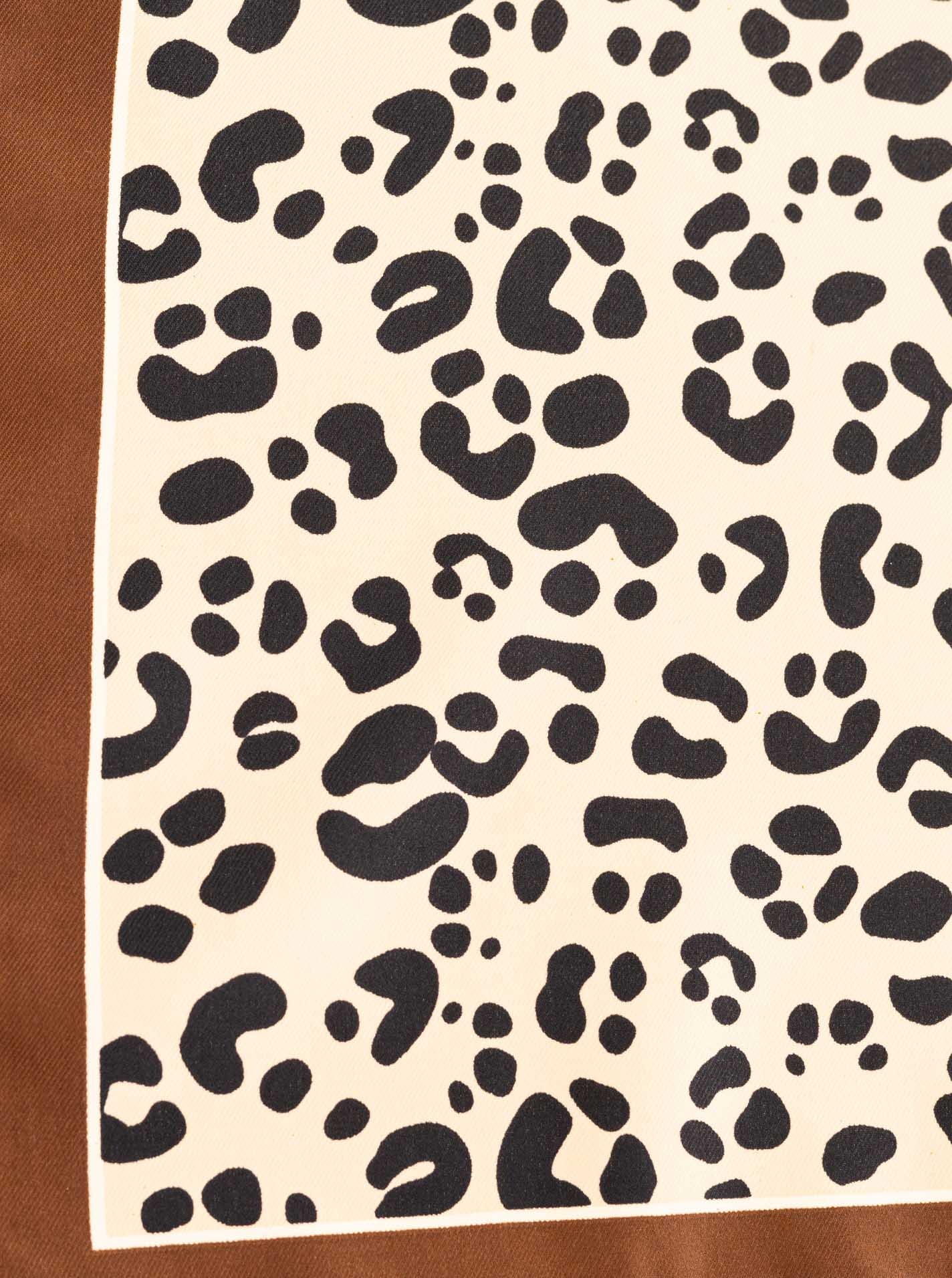 Zwillingsherz Halstuch ""Leo"" Leopardmuster, leicht glänzend günstig online kaufen