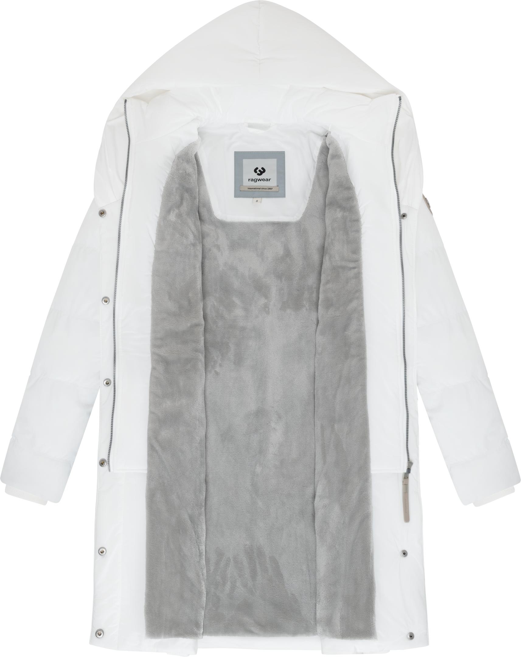 Ragwear Steppmantel »Natalka Soft YOUMODO«, Warmer Wintermantel mit hohem Kragen und Kapuze