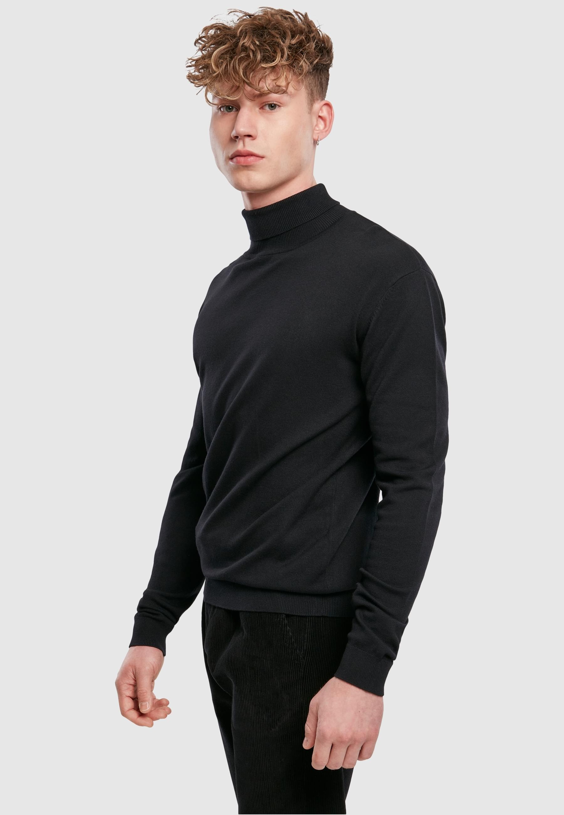 URBAN CLASSICS Rundhalspullover »Urban Classics Herren Basic Turtleneck Sweater«