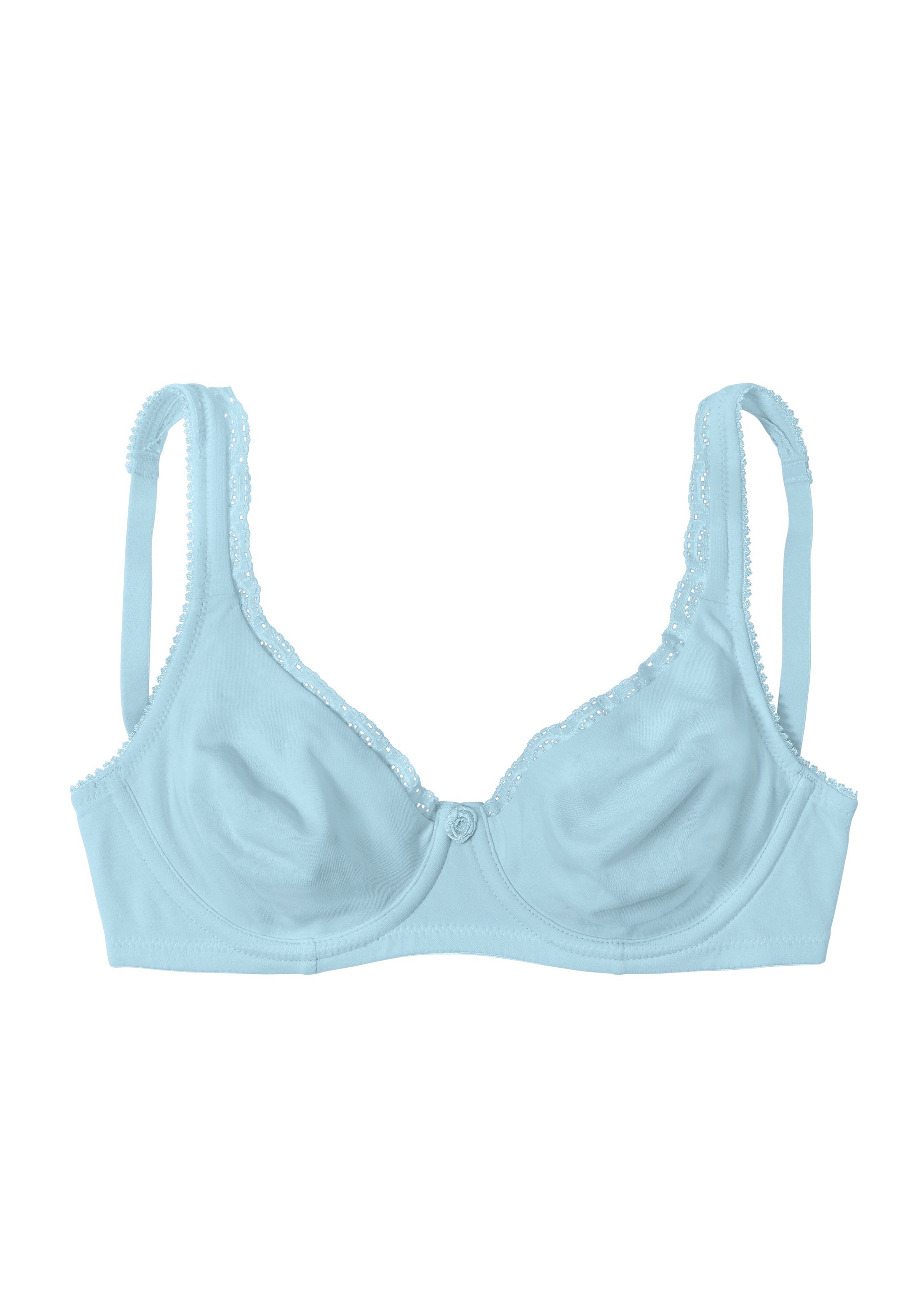Thumbnail - petite fleur T-Shirt-BH Packung, 2 Stück, mit ungefütterten, nahtlosen Cups, aus Baumwollqualität
