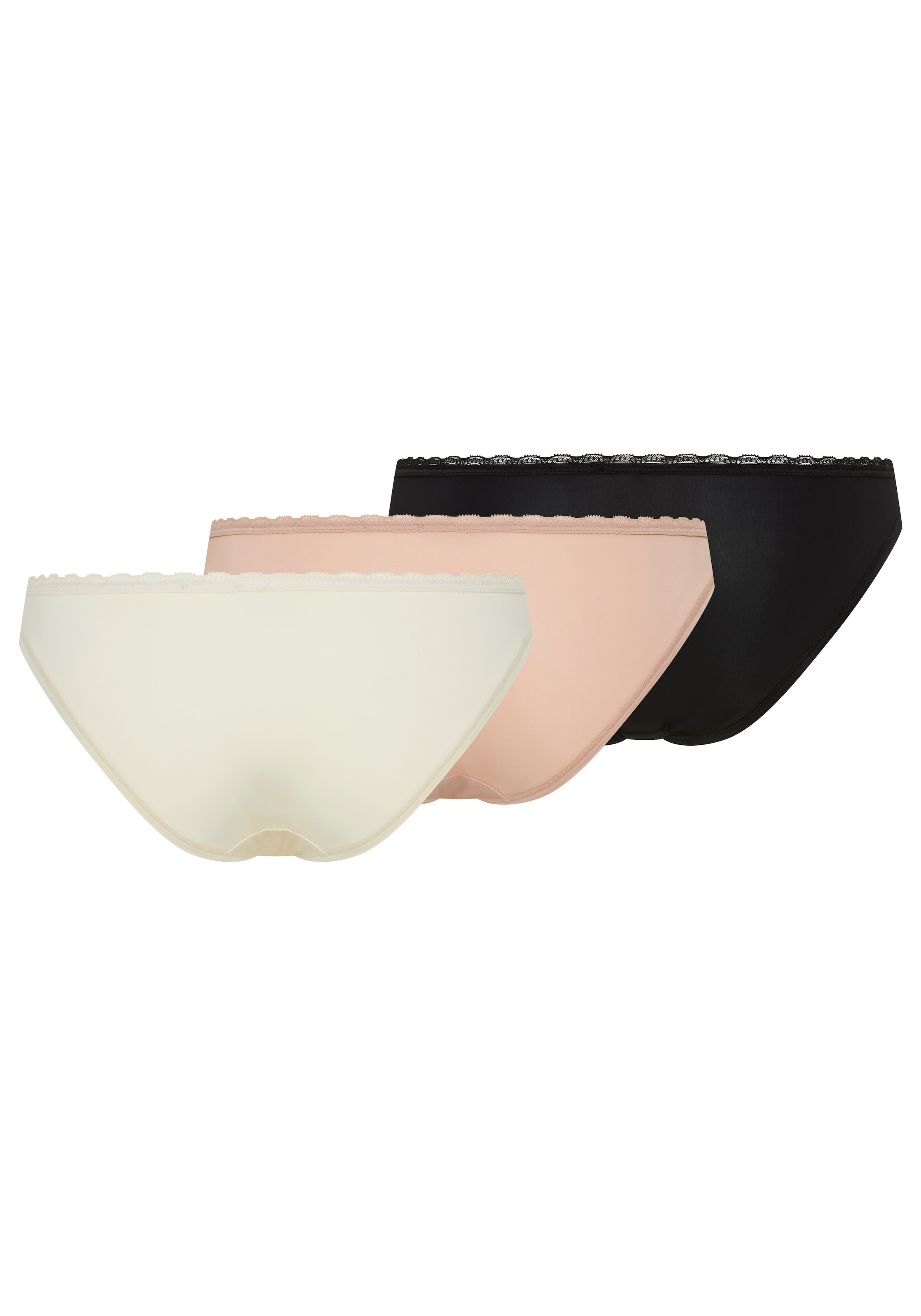 HUGO Underwear Slip »TRIPLET MICRO« 3 Stk. mit Spitzenbesatz