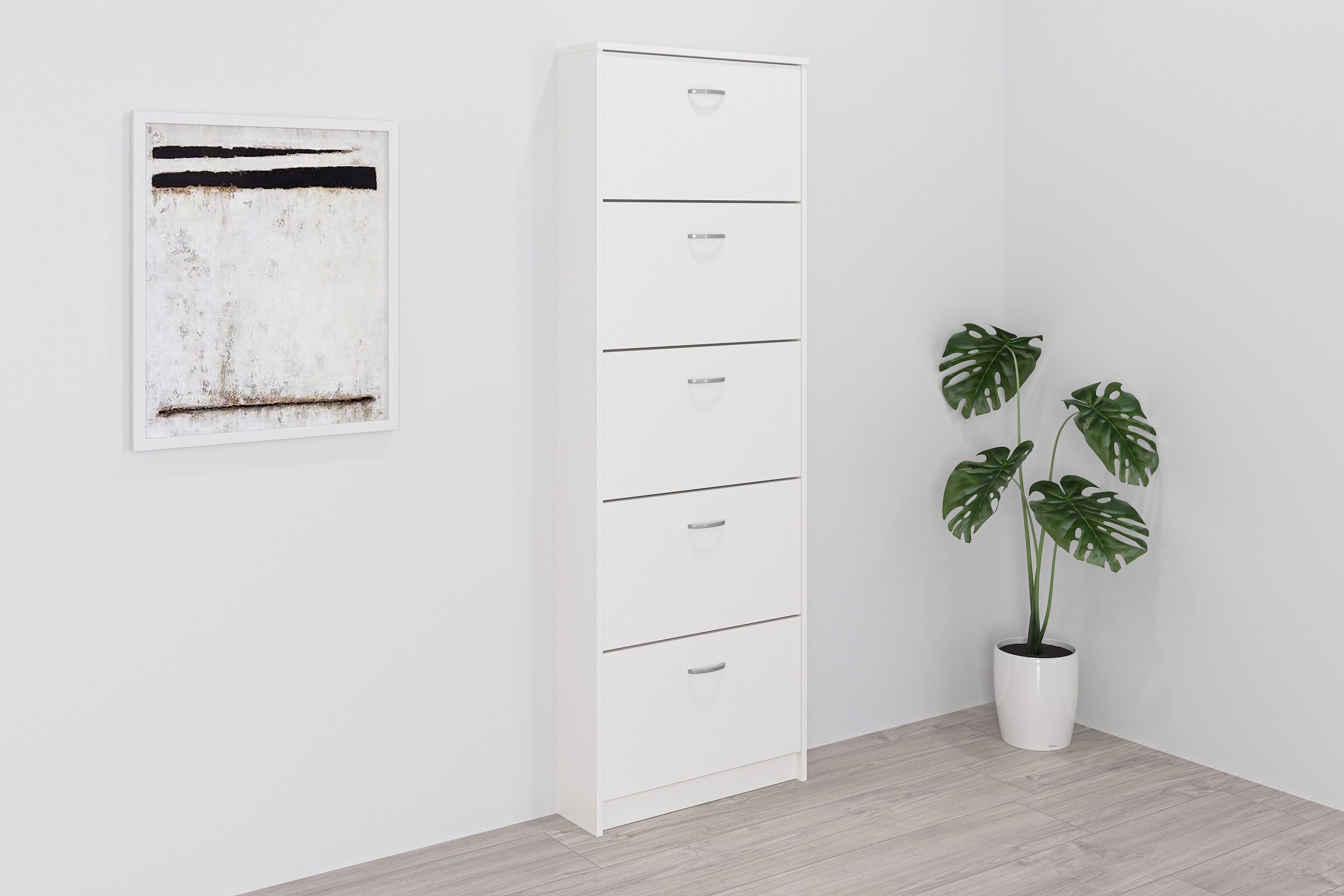 FMD Schuhschrank "Step 5" Schuhkipper mit 5 Schuhklappen, Höhe 168,5 cm, Ti günstig online kaufen