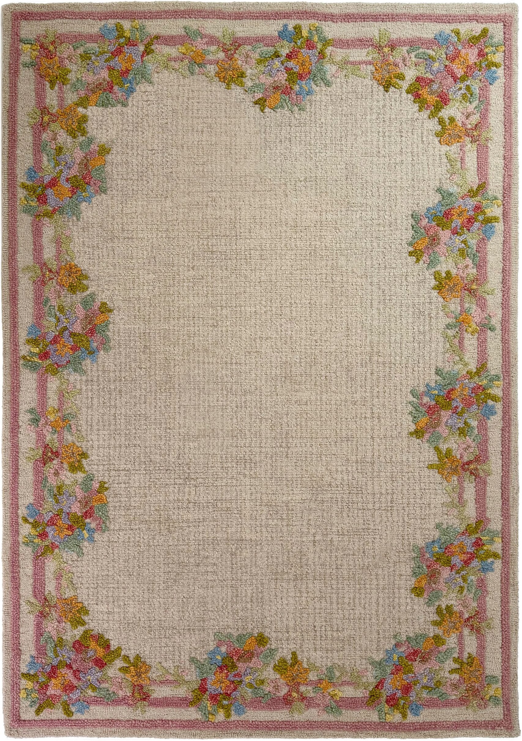 FLAIR RUGS Teppich »ELISE FLORAL WOOL« rechteckig 8 mm Höhe