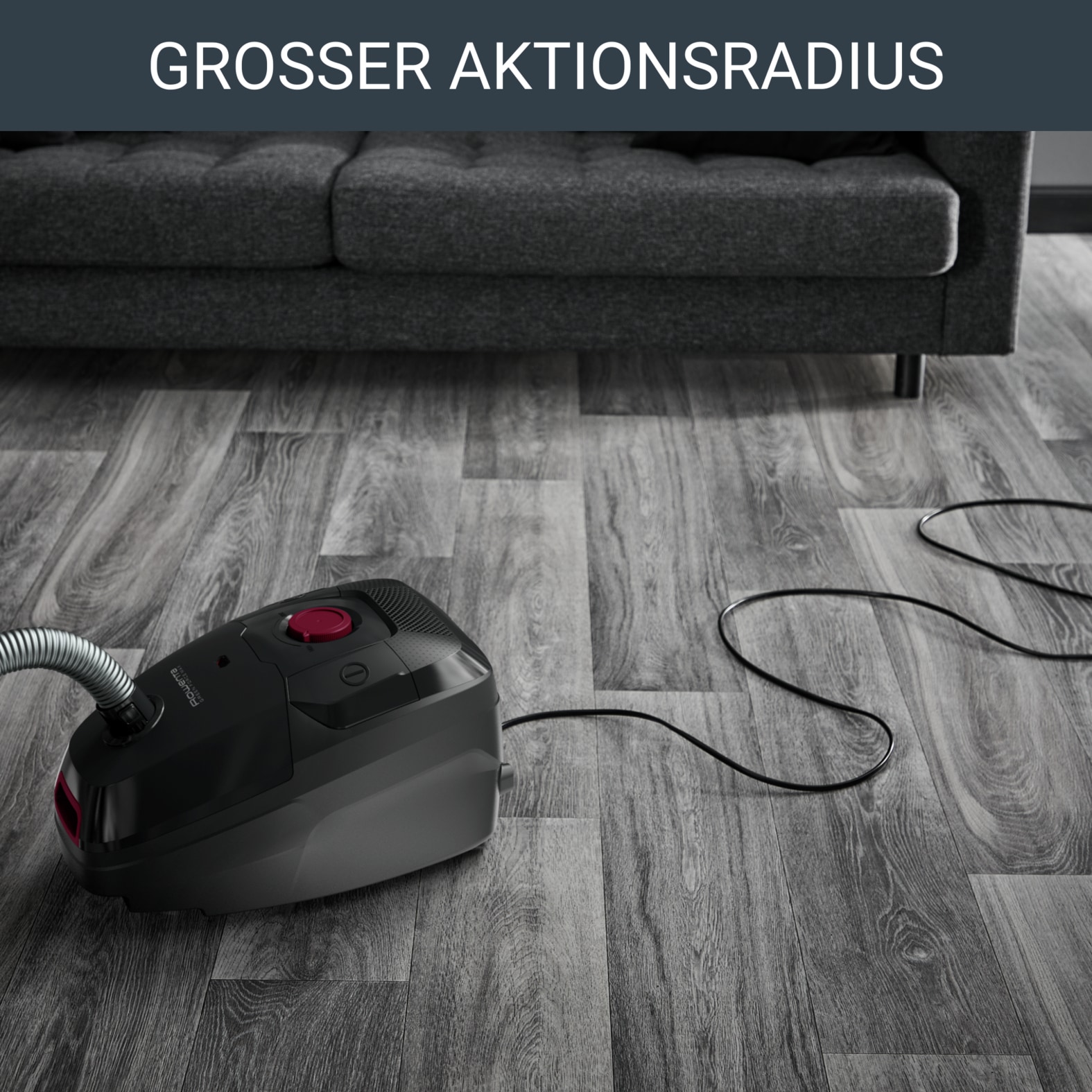 Rowenta Bodenstaubsauger »Green Force Max, extreme Reinigungskraft, hygienischer Beutelwechsel«, 900 W, mit Beutel, 99,98% Filtration, aus recyceltem Kunststoff, RO4933
