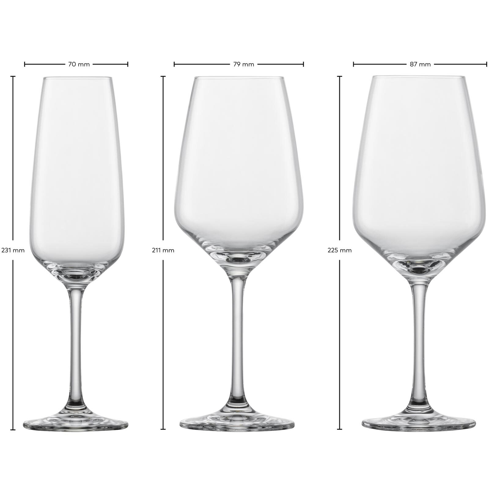 SCHOTT-ZWIESEL Gläser-Set »Gläser-Set Tulip 12er Set transparent« Spülmaschinengeeignet