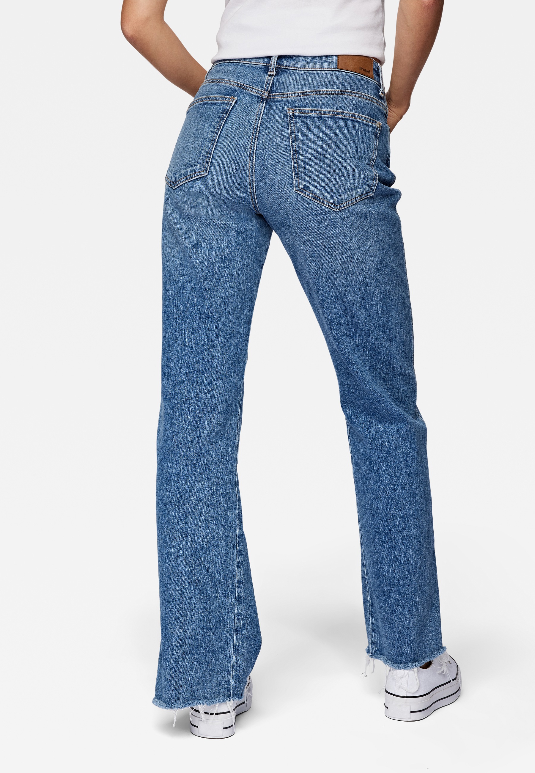 Mavi Straight-Jeans »BARCELONA SLIT«, Straight Leg Jeans mit Schlitz